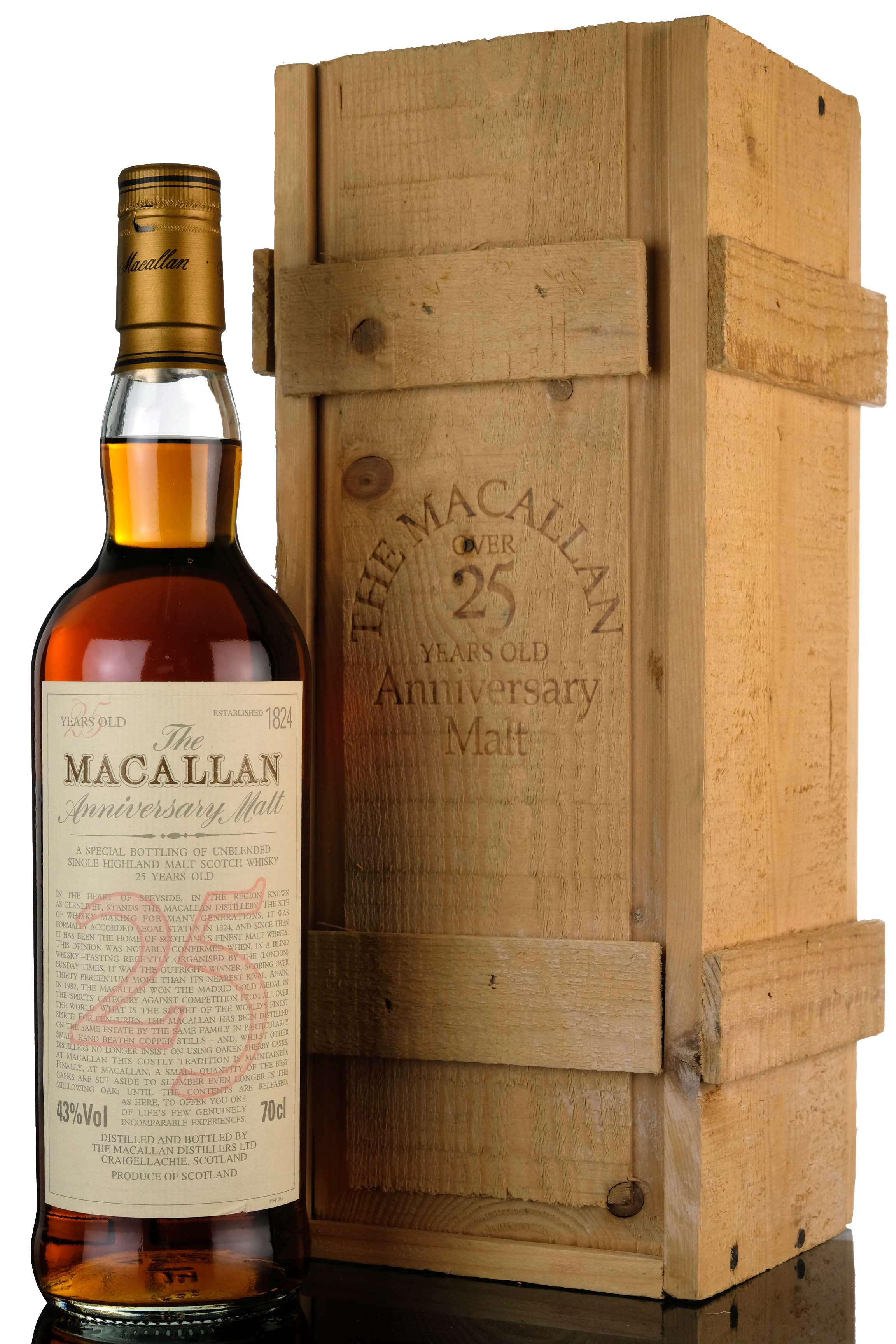 Macallan 25 Year Old - Anniversary Malt