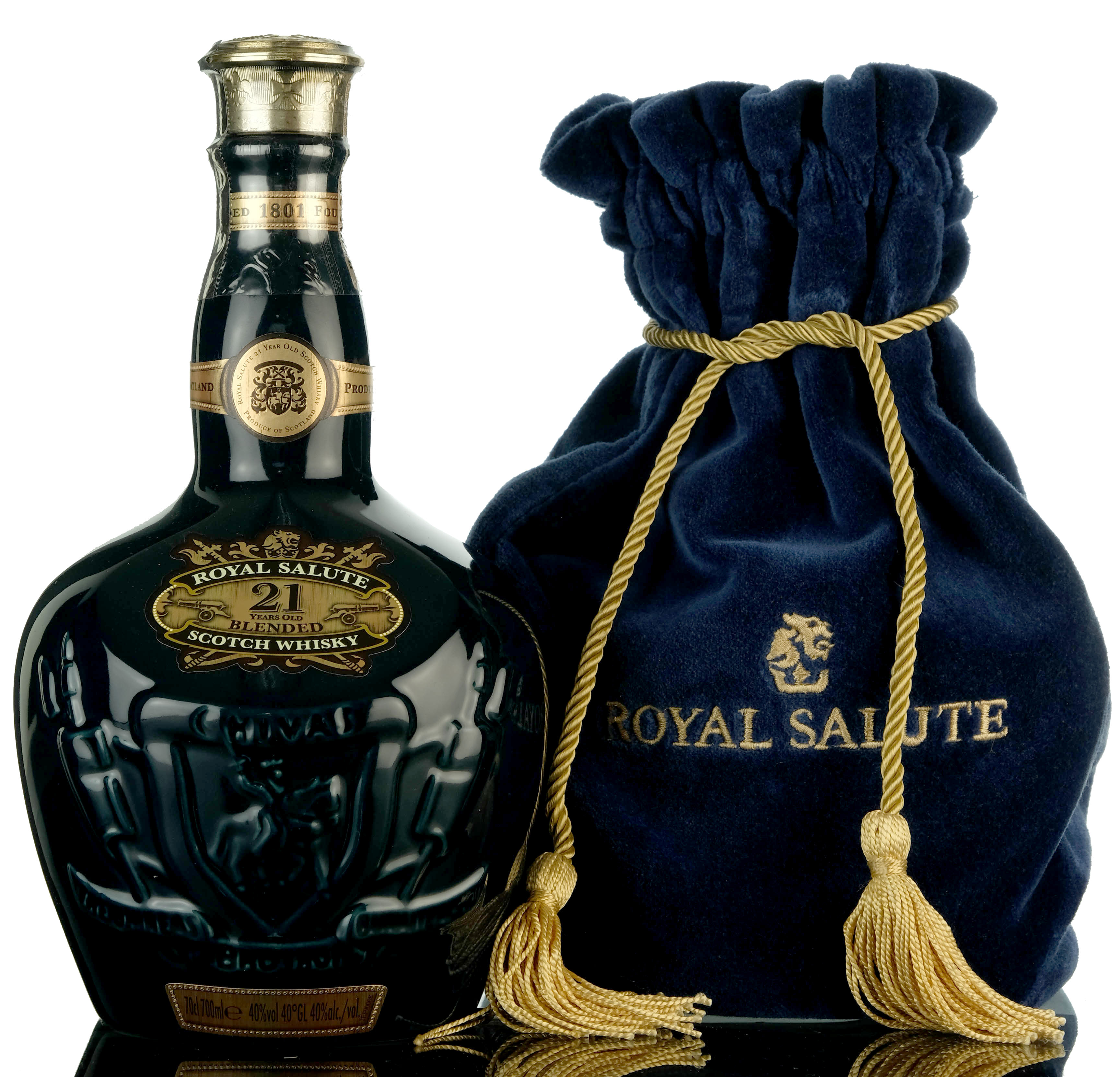Royal Salute 21 Year Old - Blue Ceramic - Whisky-Online Auctions
