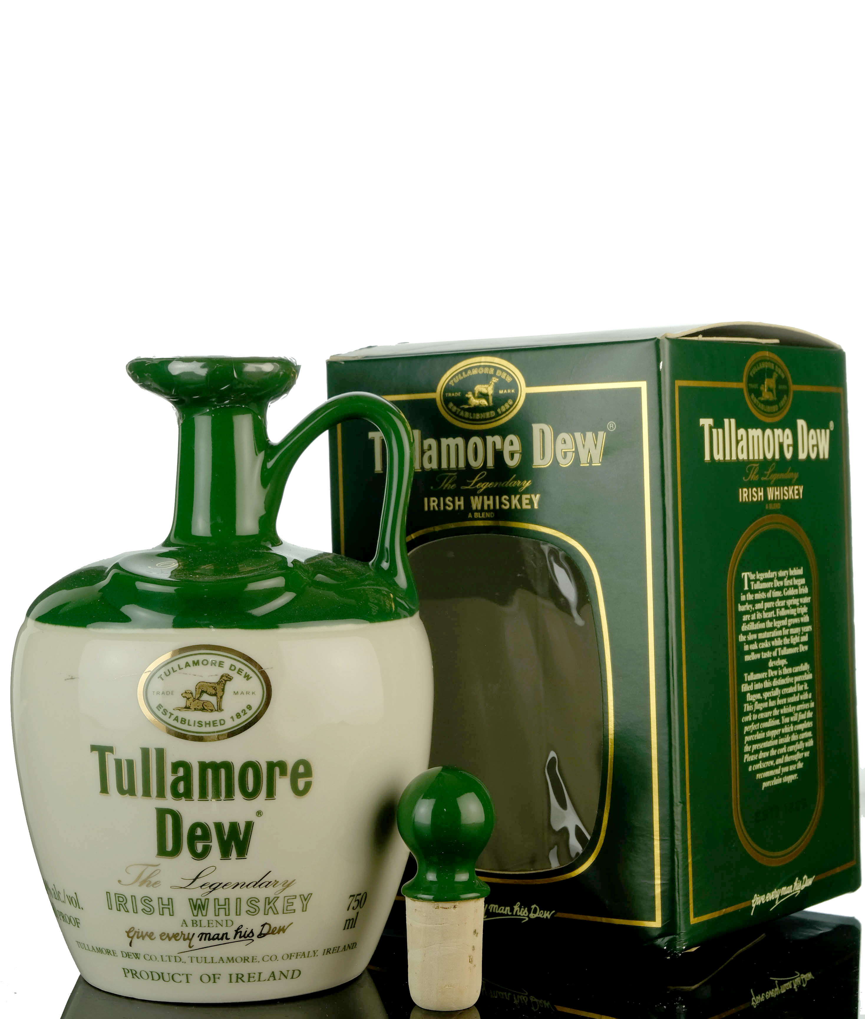Tullamore Dew Irish Whiskey Ceramic