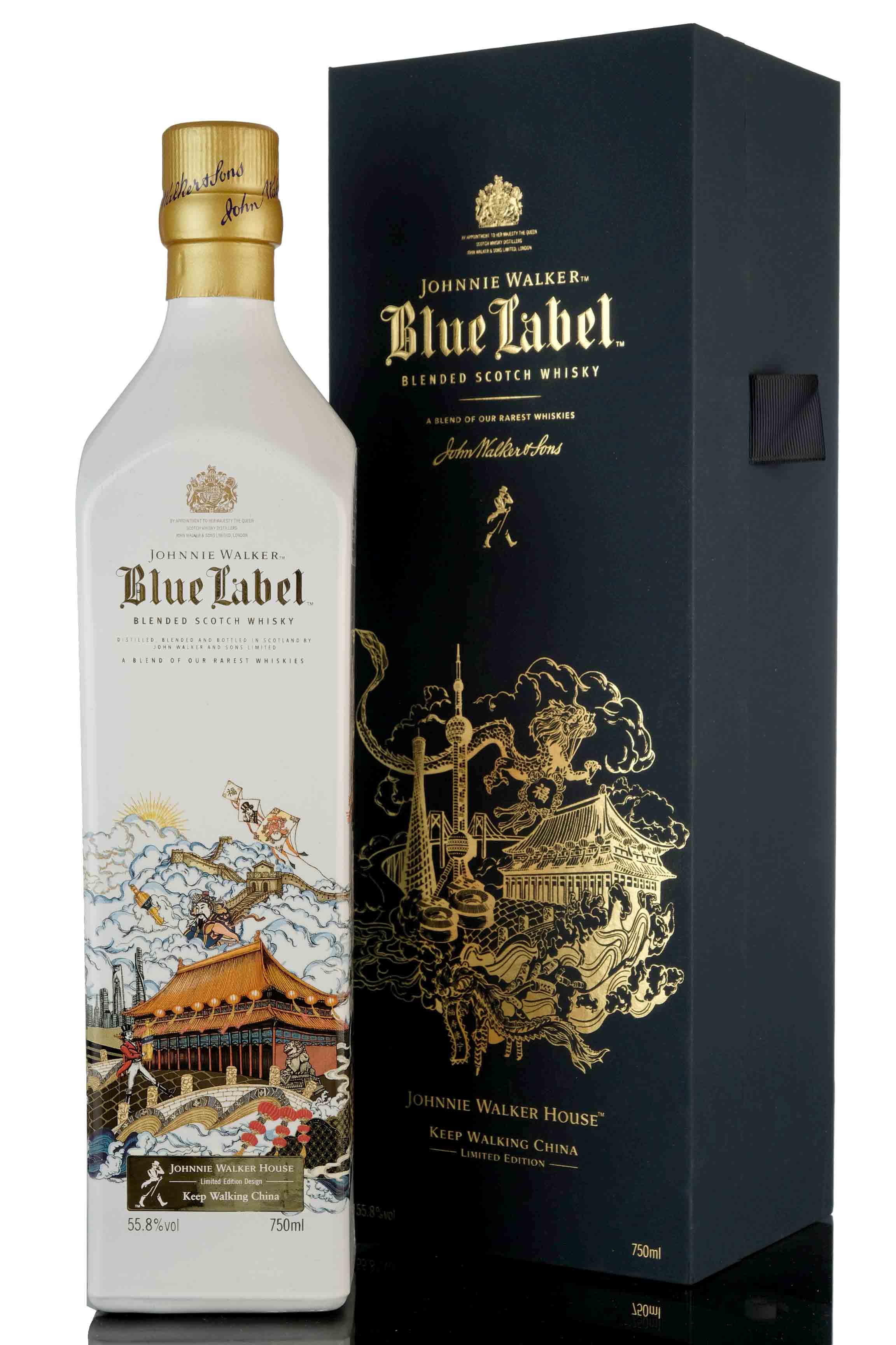 JOHNNIE WALKER BLUE LABEL KEEP WALKING CHINA