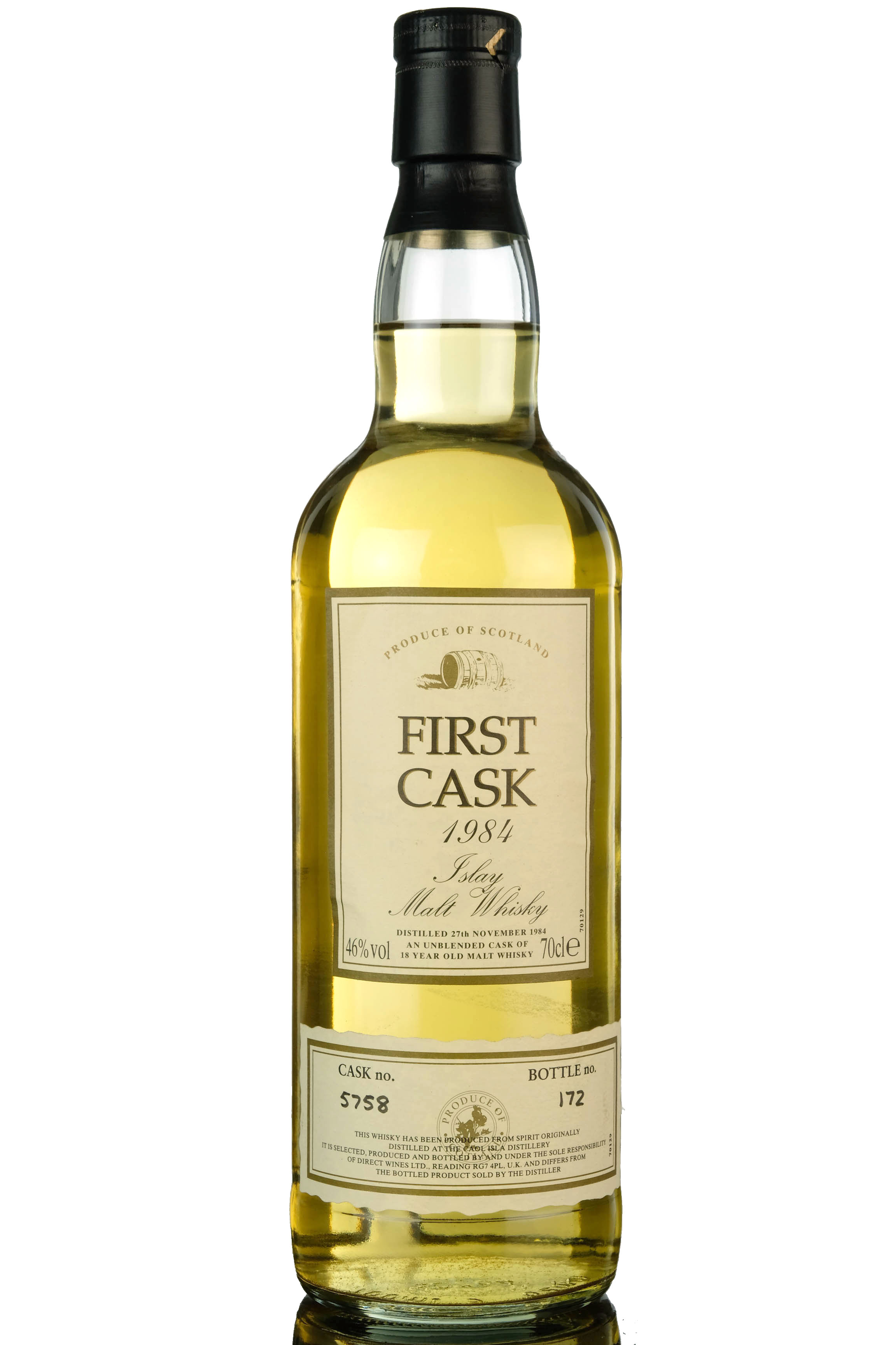 Caol Ila 1984  18 Year Old  First Cask 5758