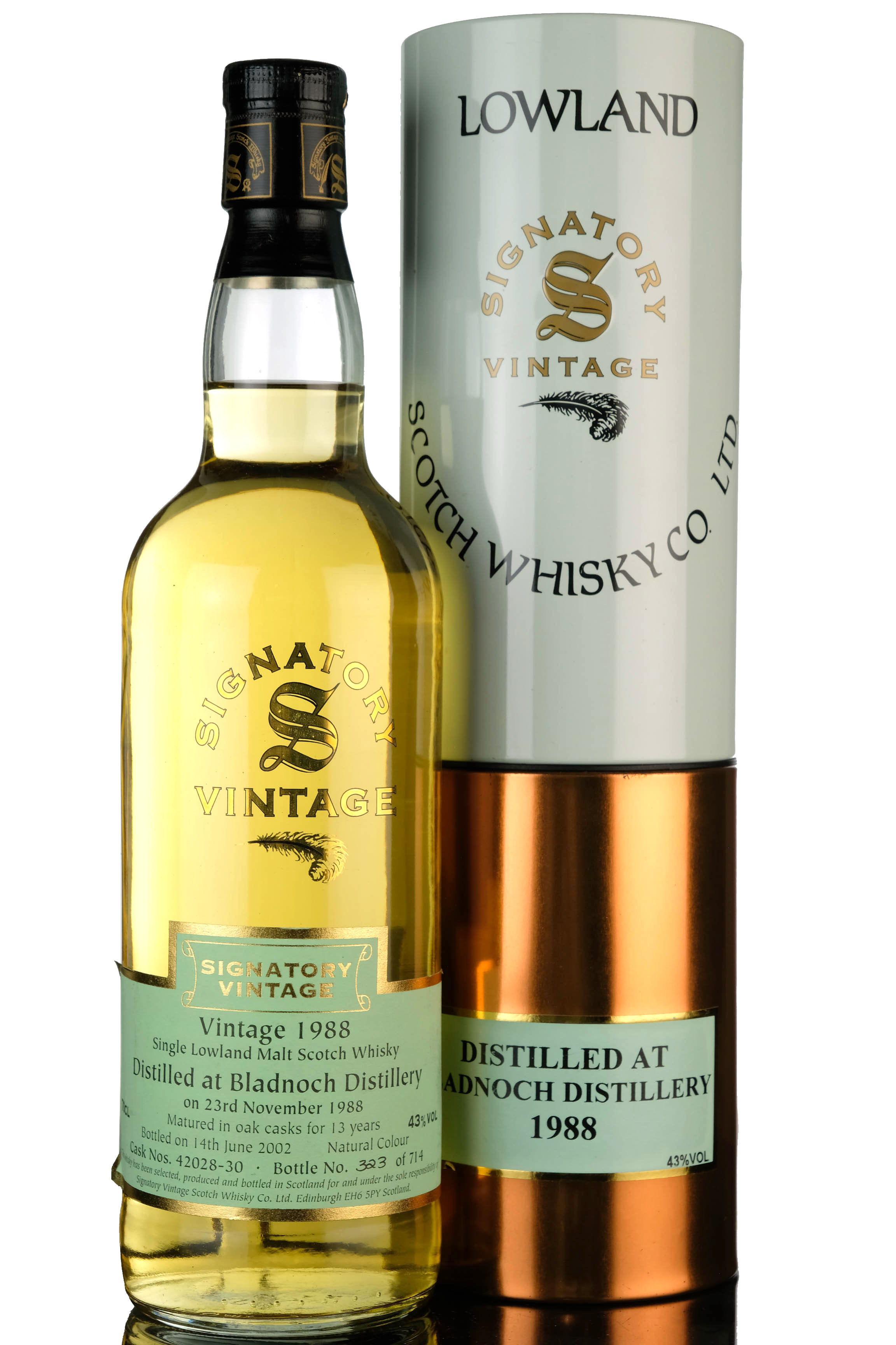 Bladnoch 19882002  13 Year Old  Signatory Vintage