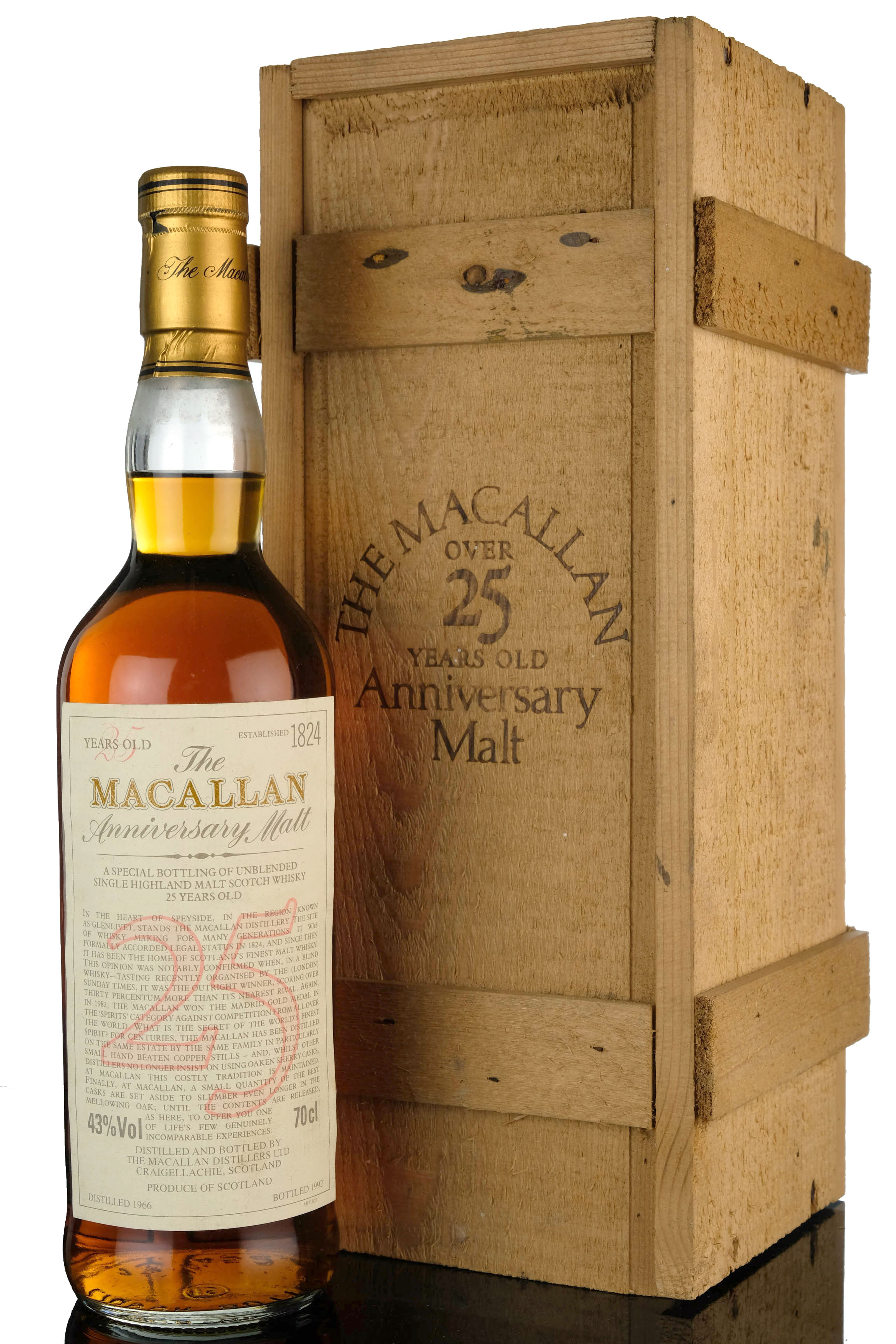 Macallan 1966-1992 - 25 Year Old - Anniversary Malt