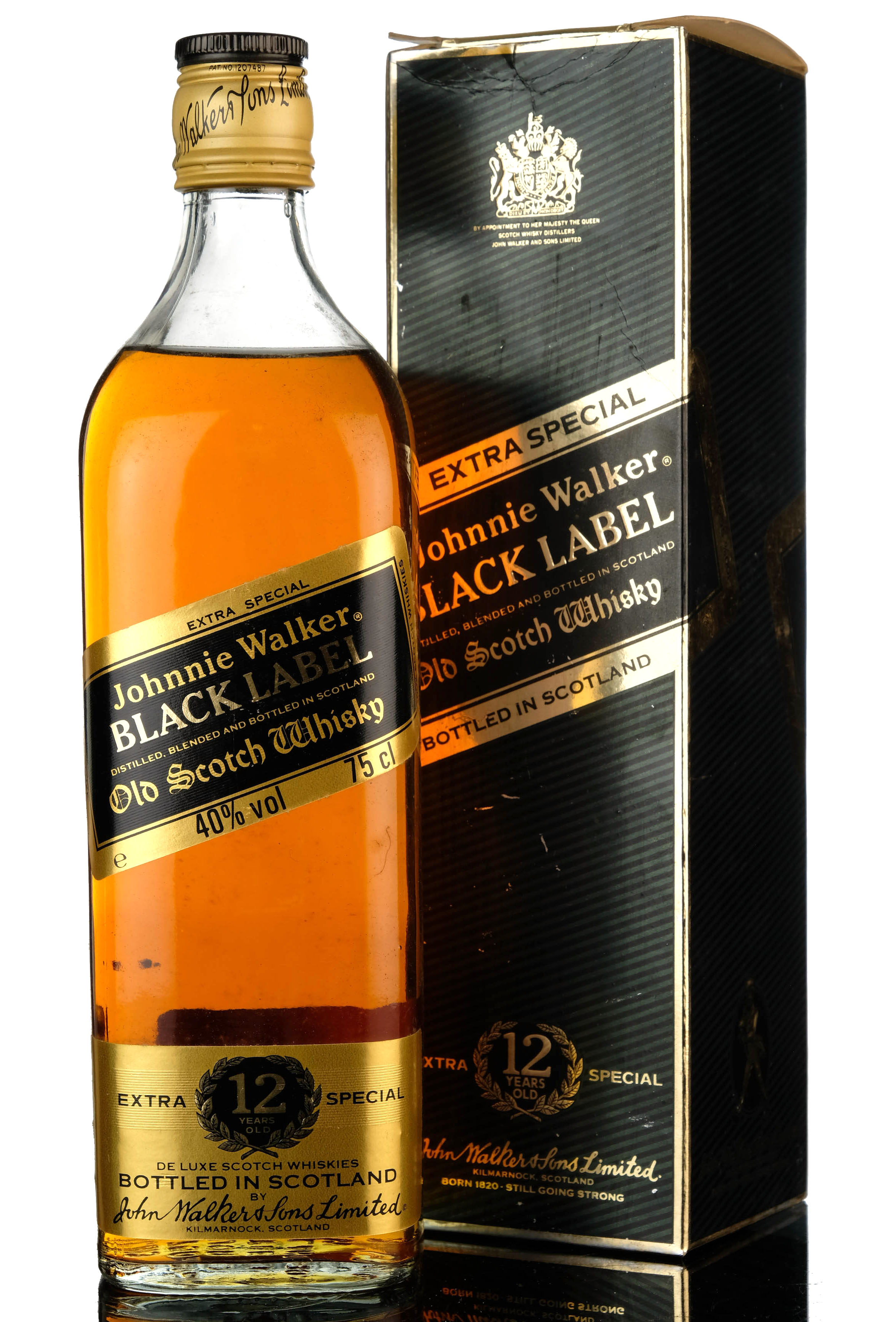 Johnnie Walker 12 Year Old - Black Label - 1980s