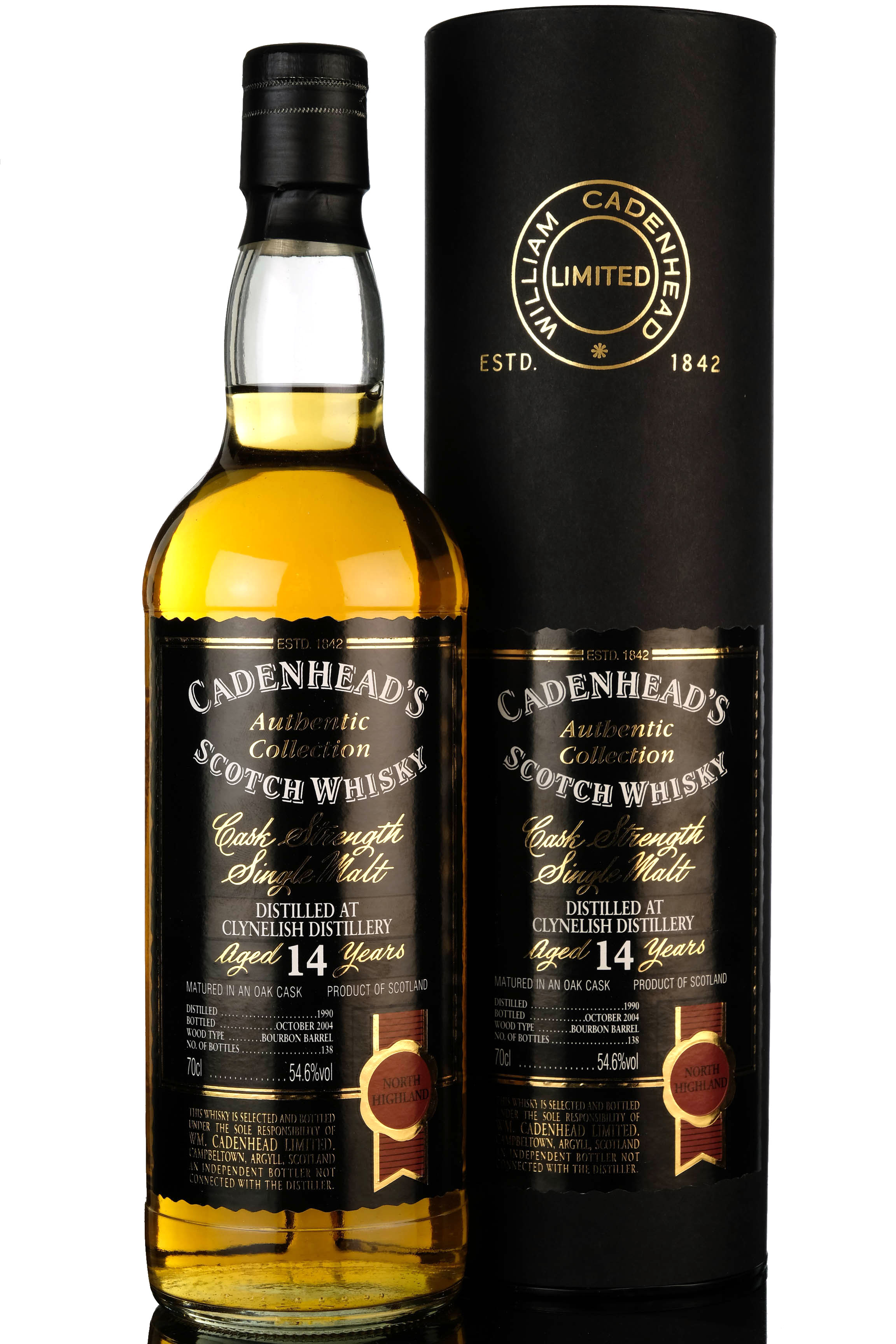 Clynelish 19902004 14 Year Old Cadenheads Authentic Collection