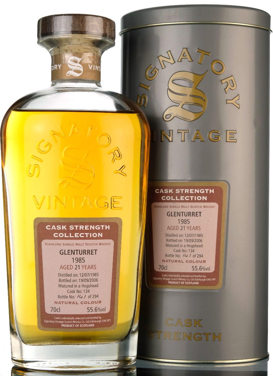 Glenturret 1985 - 2006 21 Signatory Vintage 134