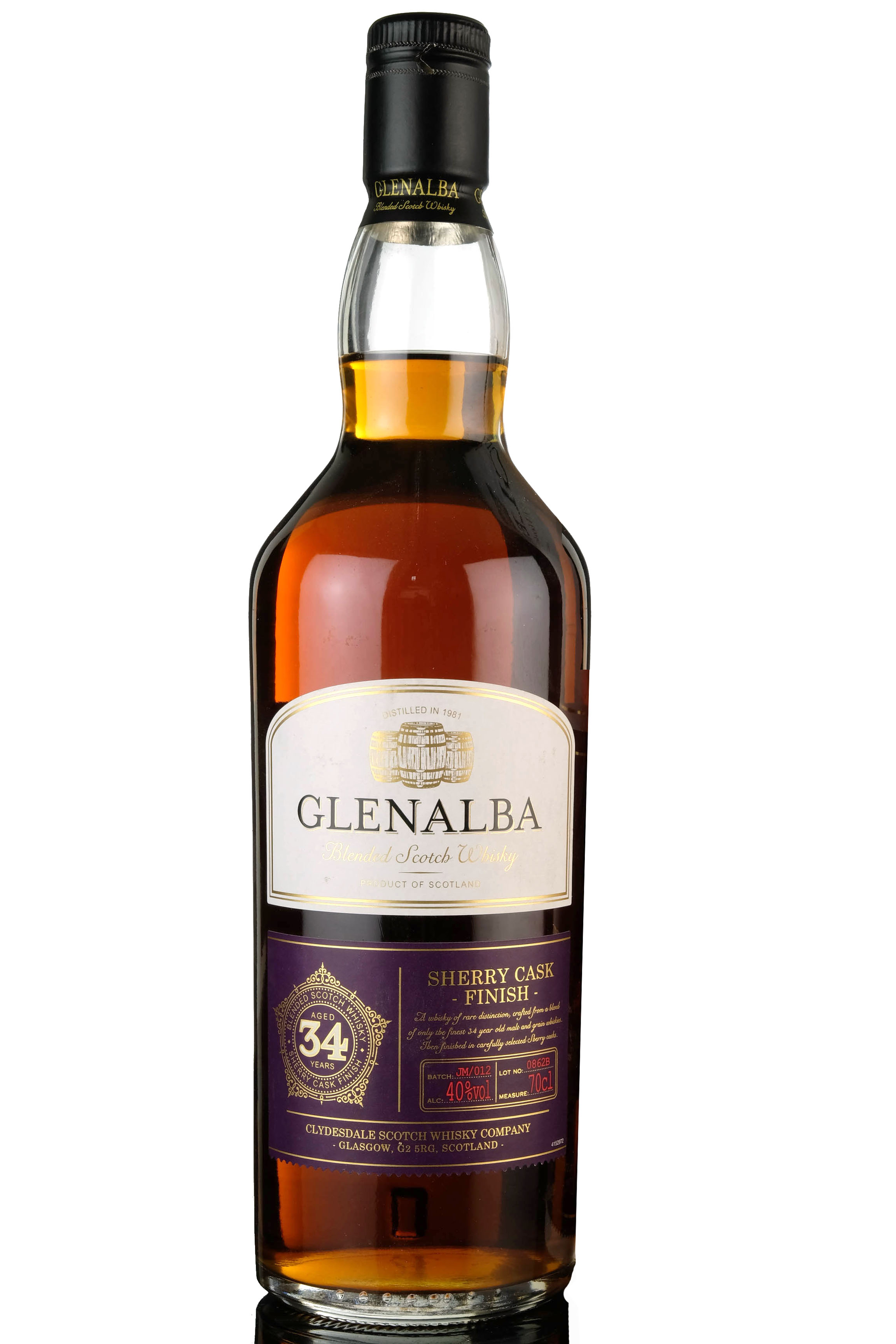 Glenalba 34 Year Old - Sherry Cask