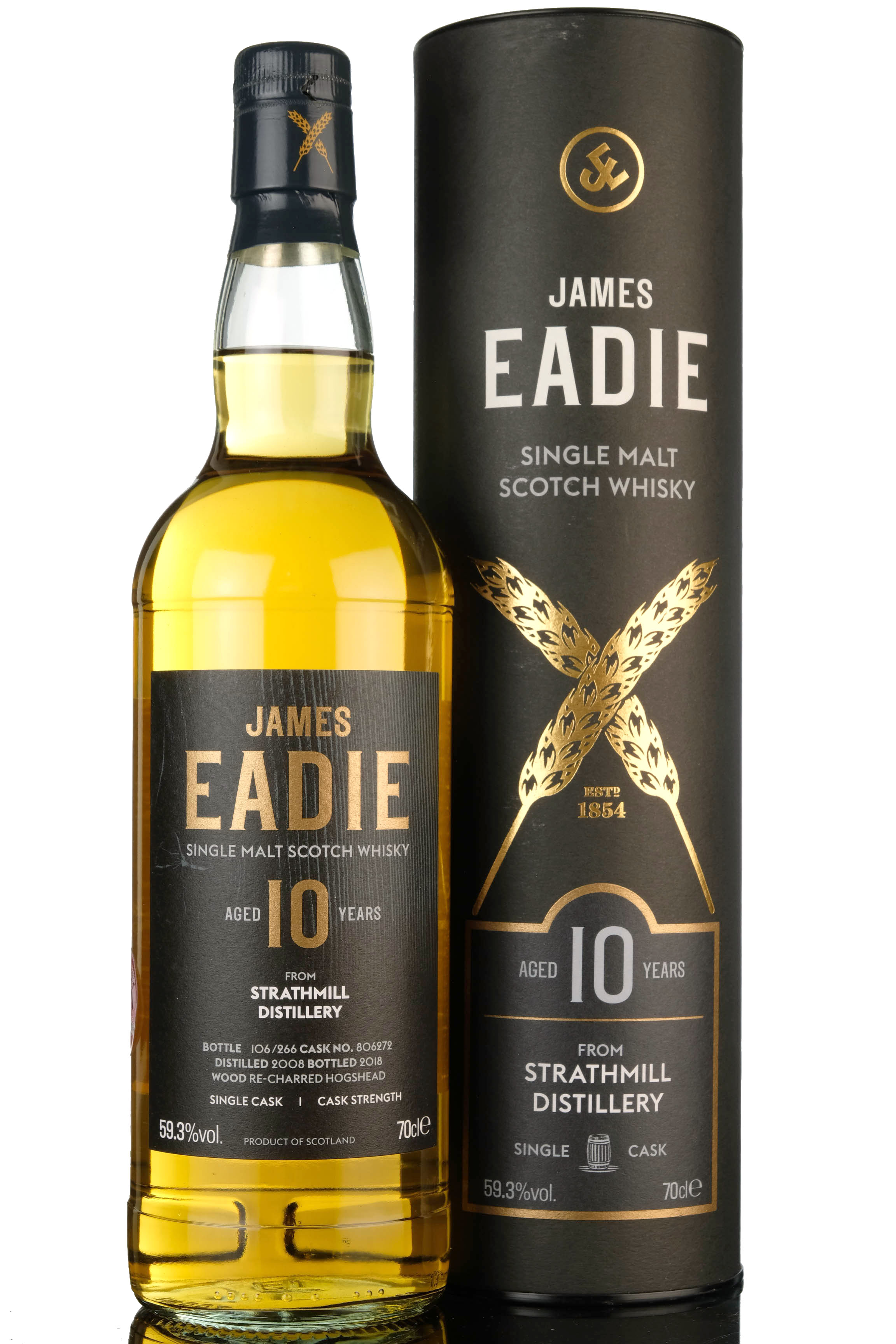 Strathmill 2008 - 2018 10 Single Cask 806272 James Eadie