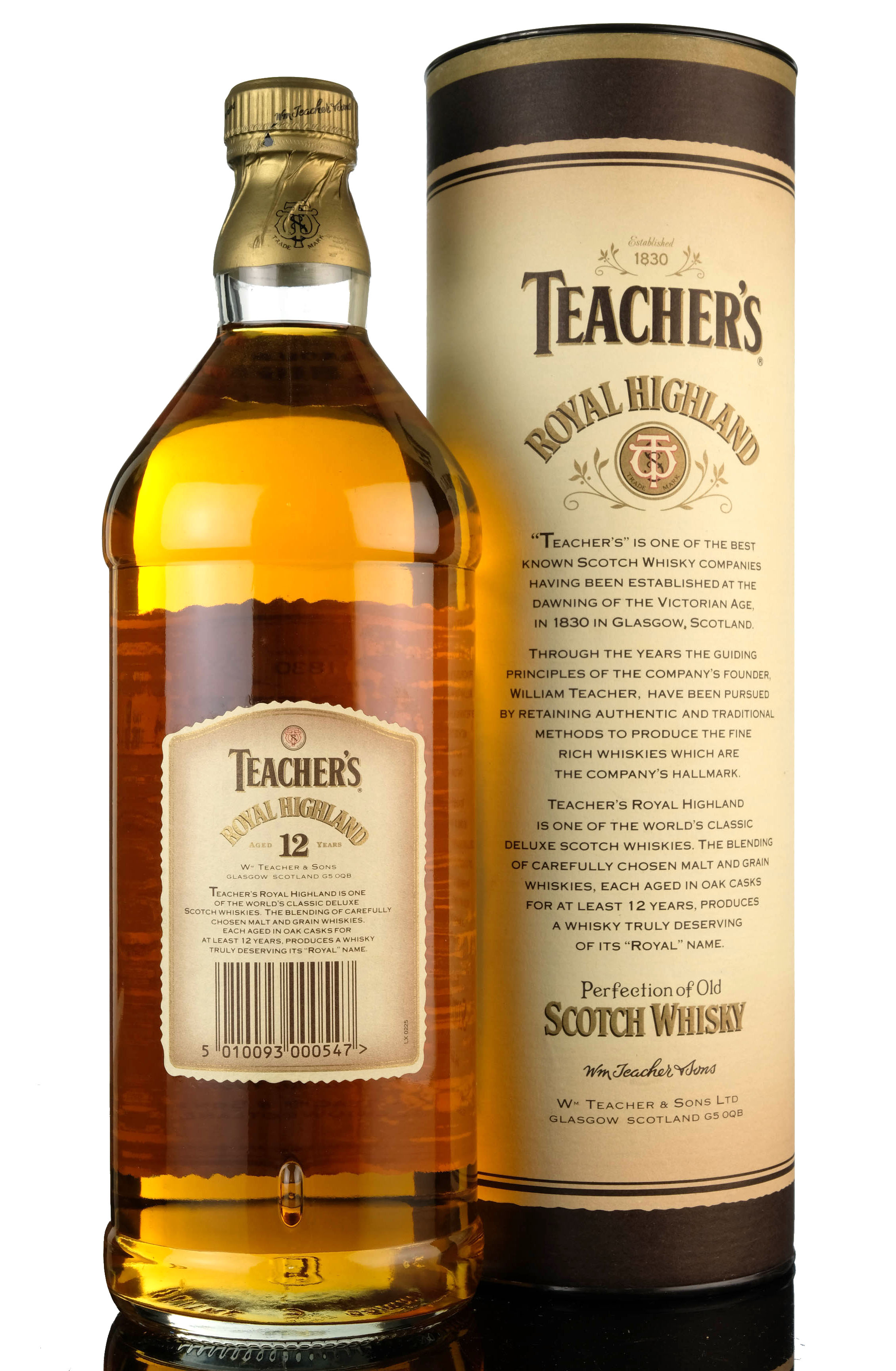 Teachers 12 Year Old - Royal Highland - 1 Litre