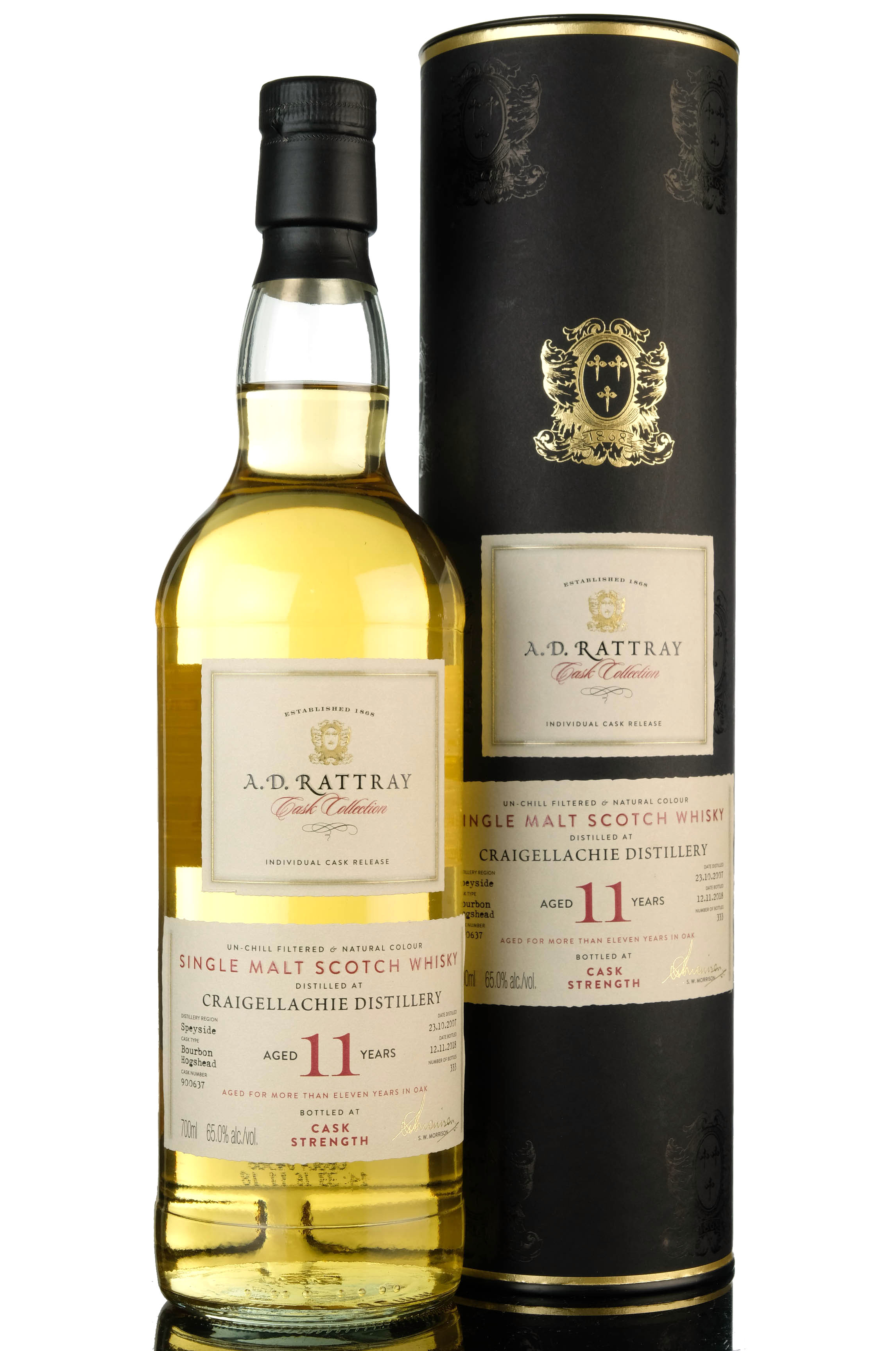 Craigellachie 2007-2018 - 11 Year Old - Single Cask 900637 - Ad Rattray Cask Collection