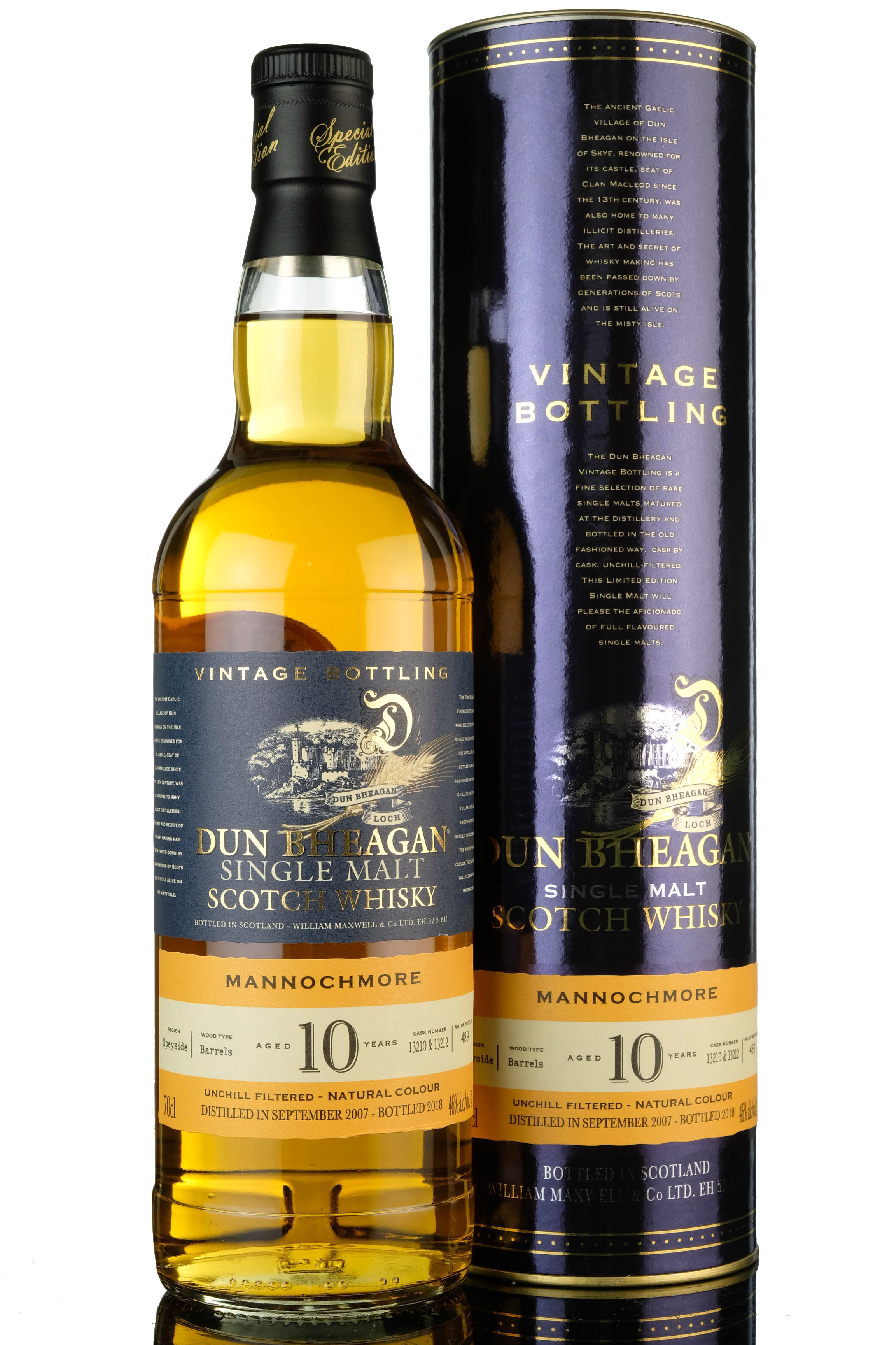 Mannochmore 2007-2018 - 10 Year Old - Dun Bheagan