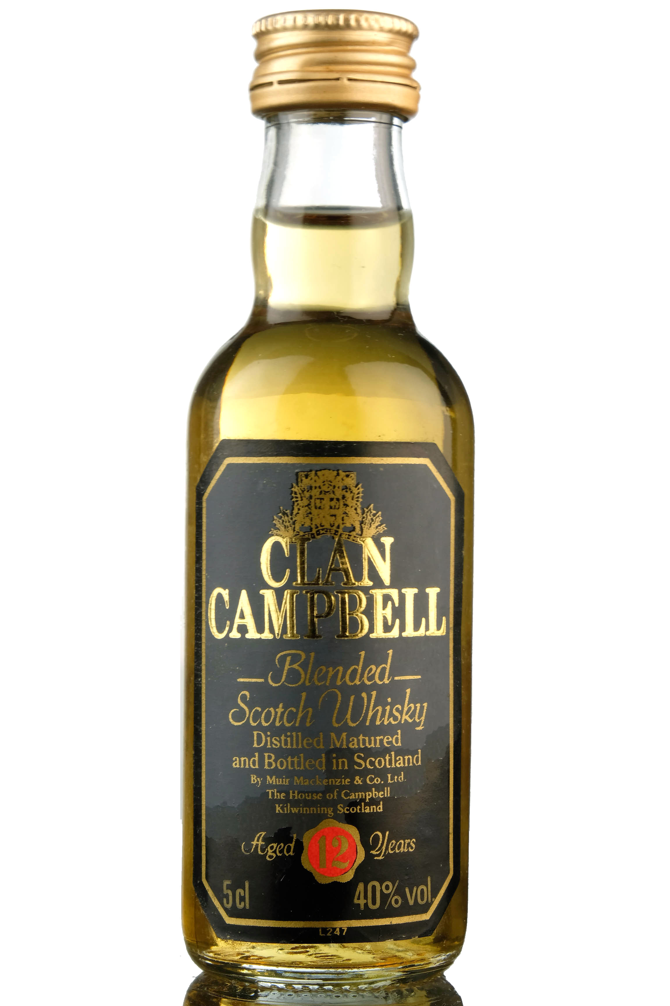 Clan Campbell 12 Year Old Miniature