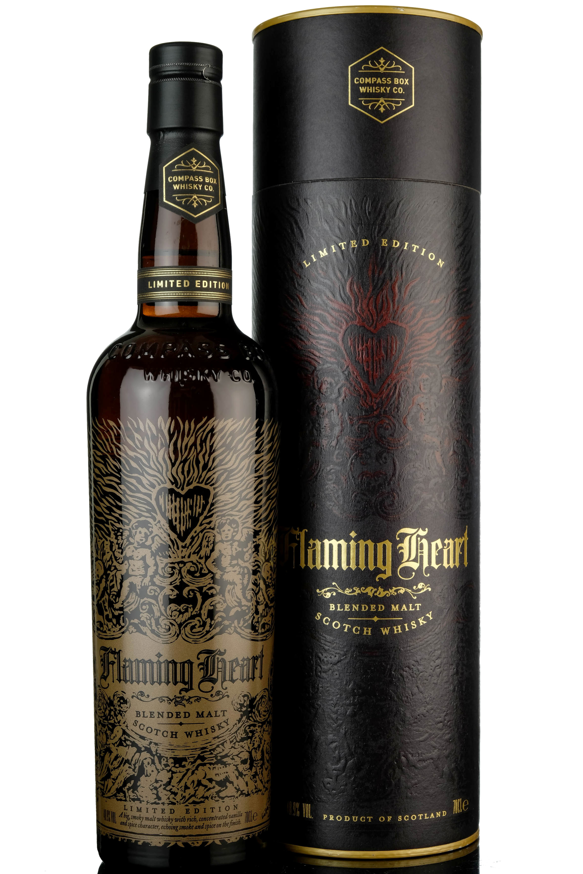 Compass Box Flaming Heart