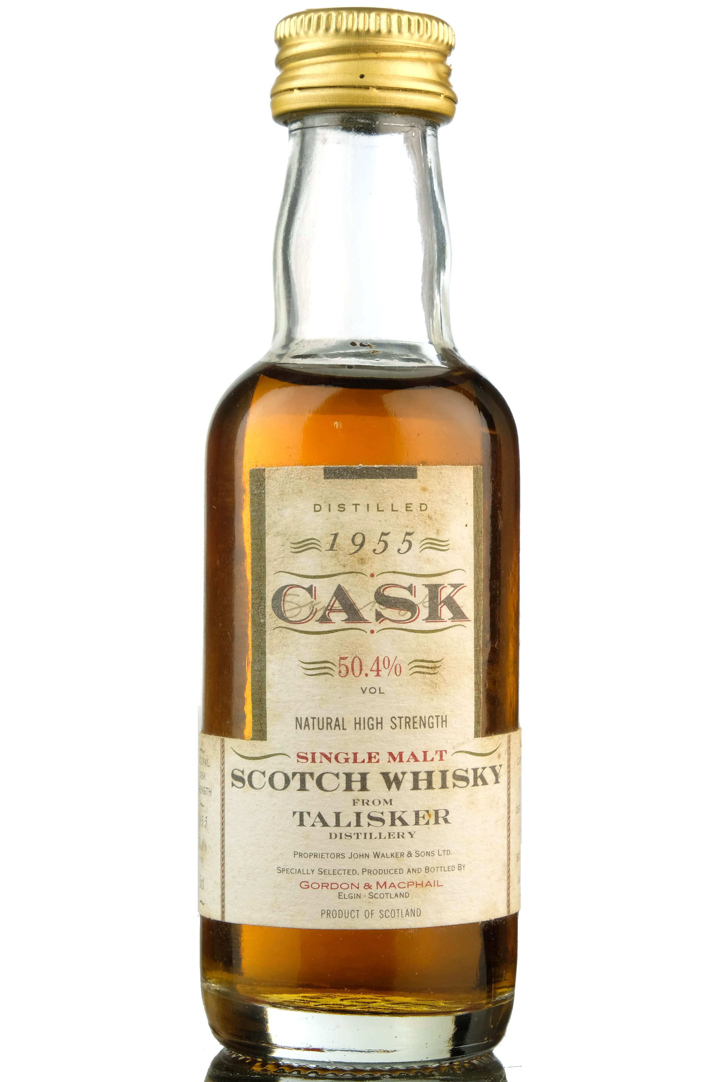 Talisker 1955-1992 - Cask Strength - Gordon & MacPhail Miniature