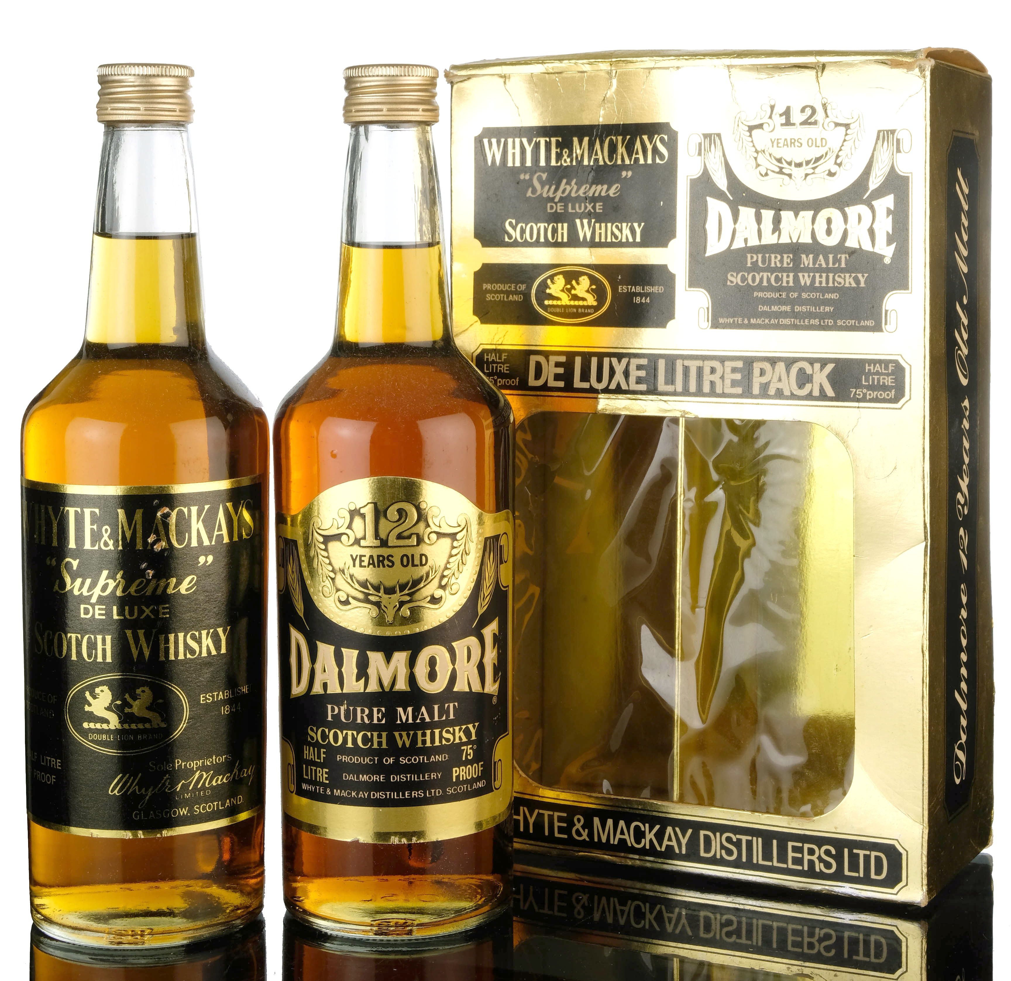 Whyte Mackay Supreme Dalmore 12 Half Bottles
