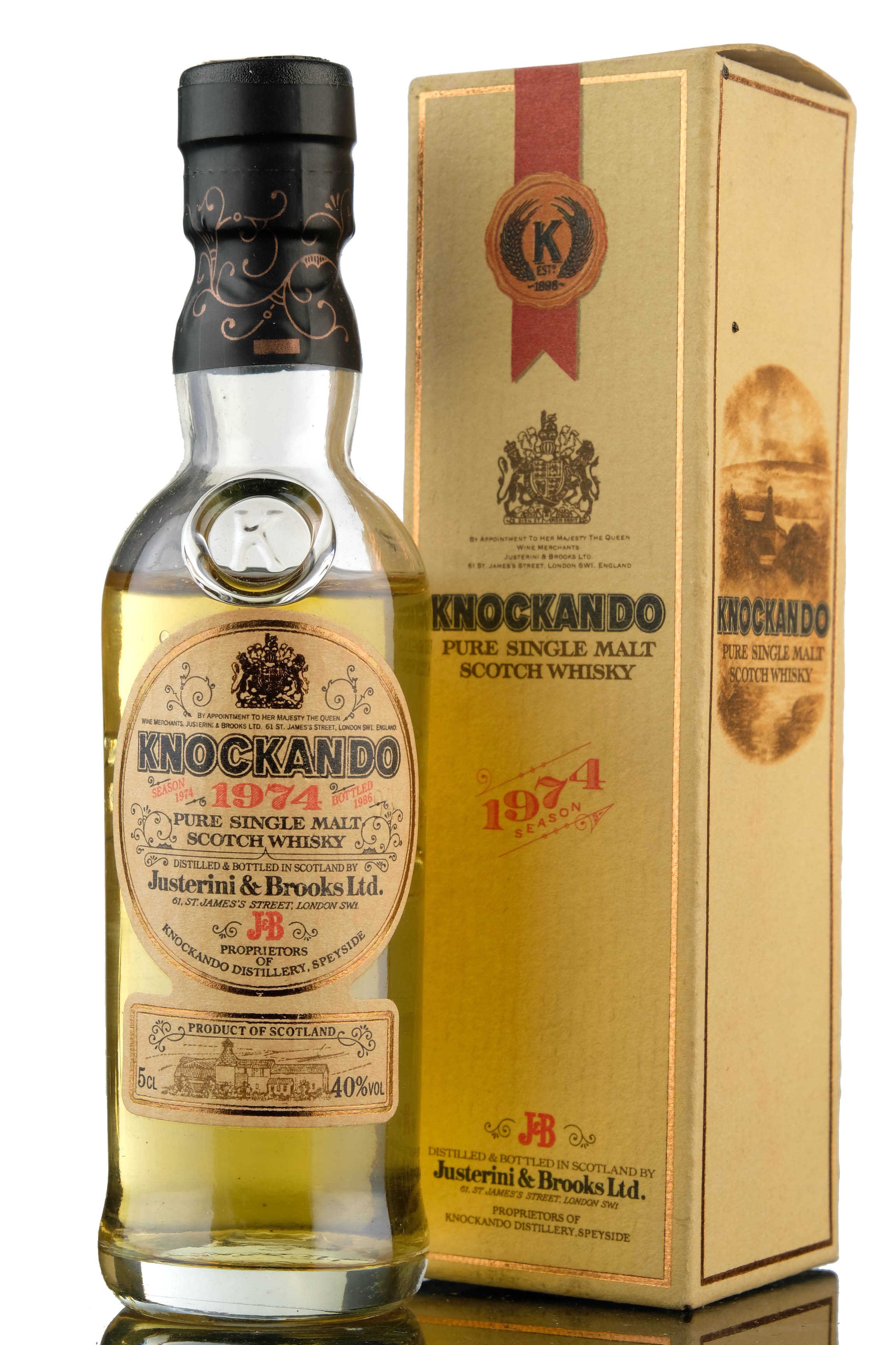Knockando 1974-1986 Miniature