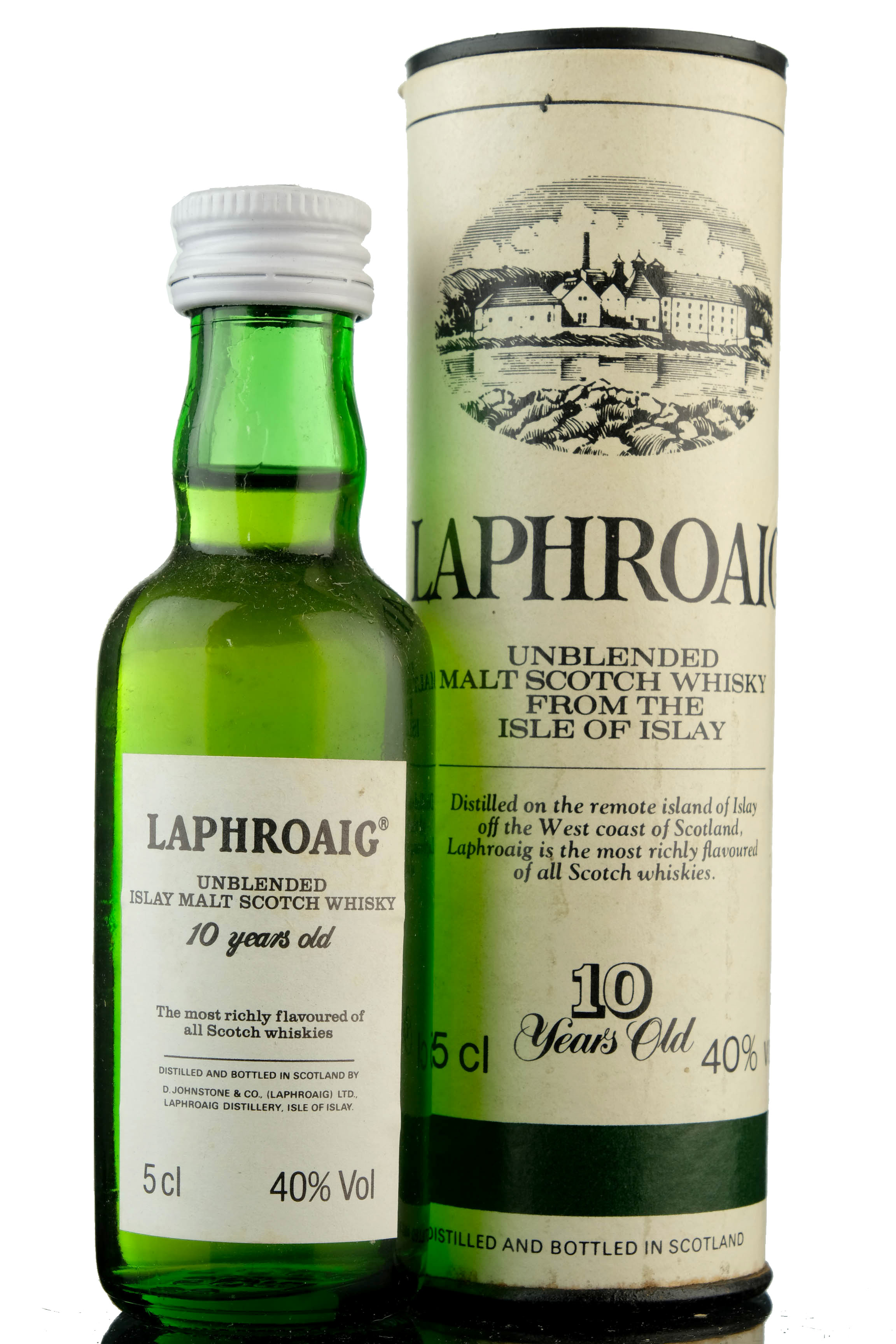 Laphroaig 10 Year Old Unblended Miniature