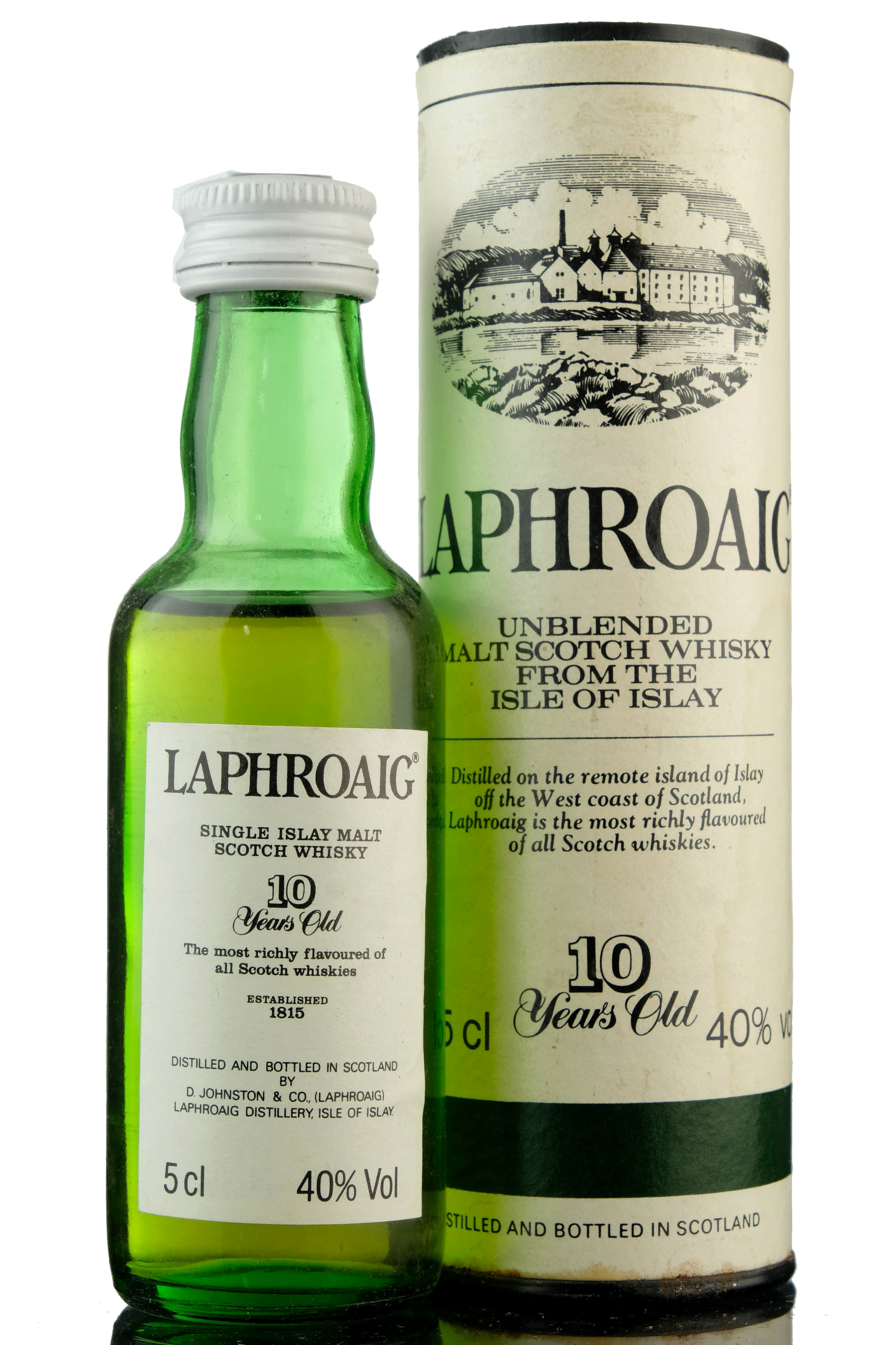 Laphroaig 10 Year Old Unblended Miniature