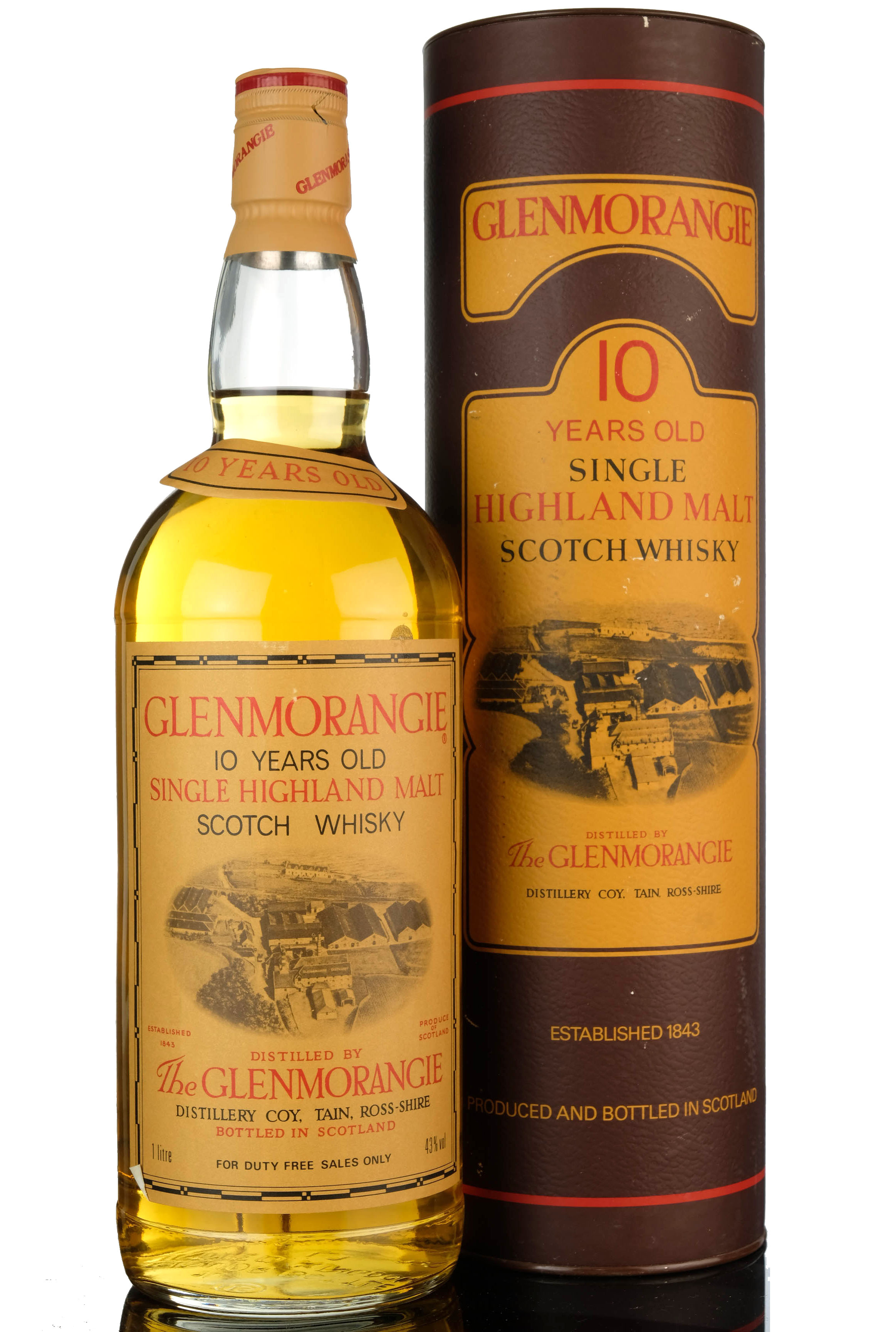 Glenmorangie 10 Year Old - 1990s - 1 Litre