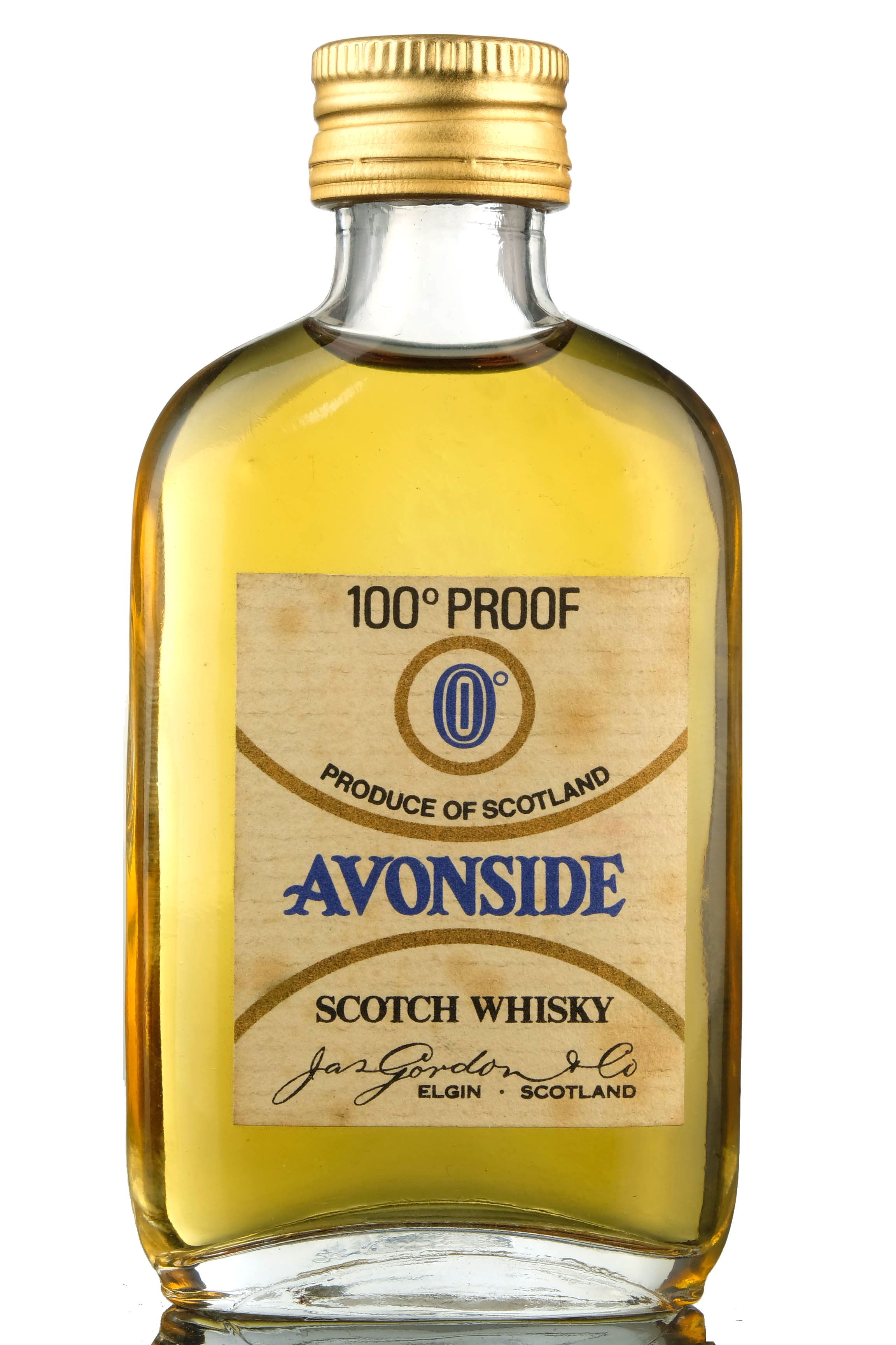 Avonside 100 Proof Miniature