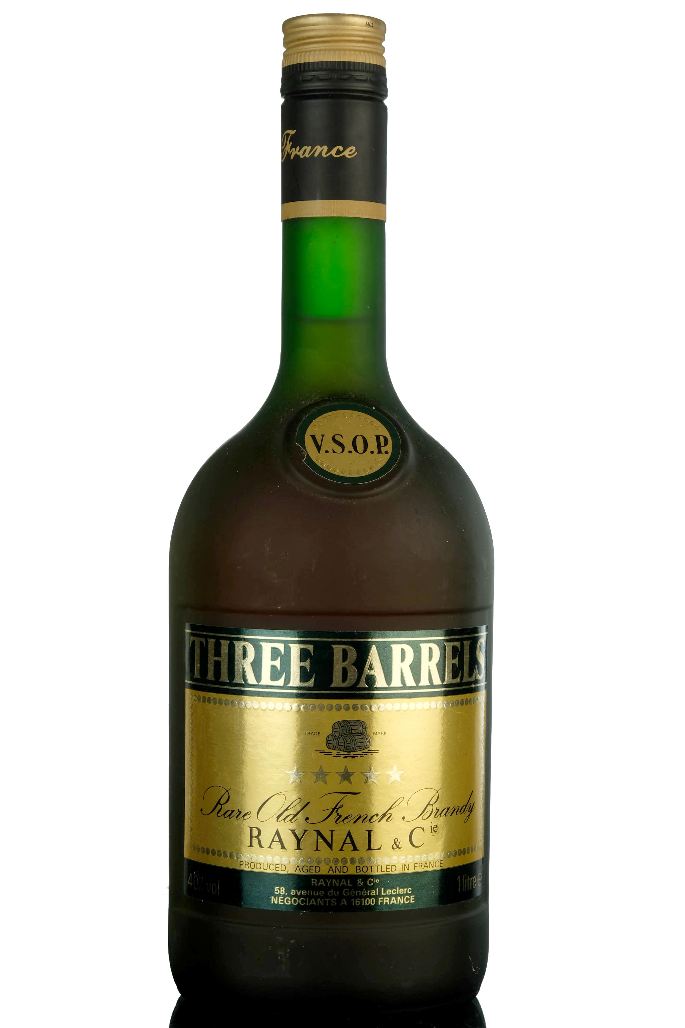 Three Barrels VSOP Brandy - 1 Litre