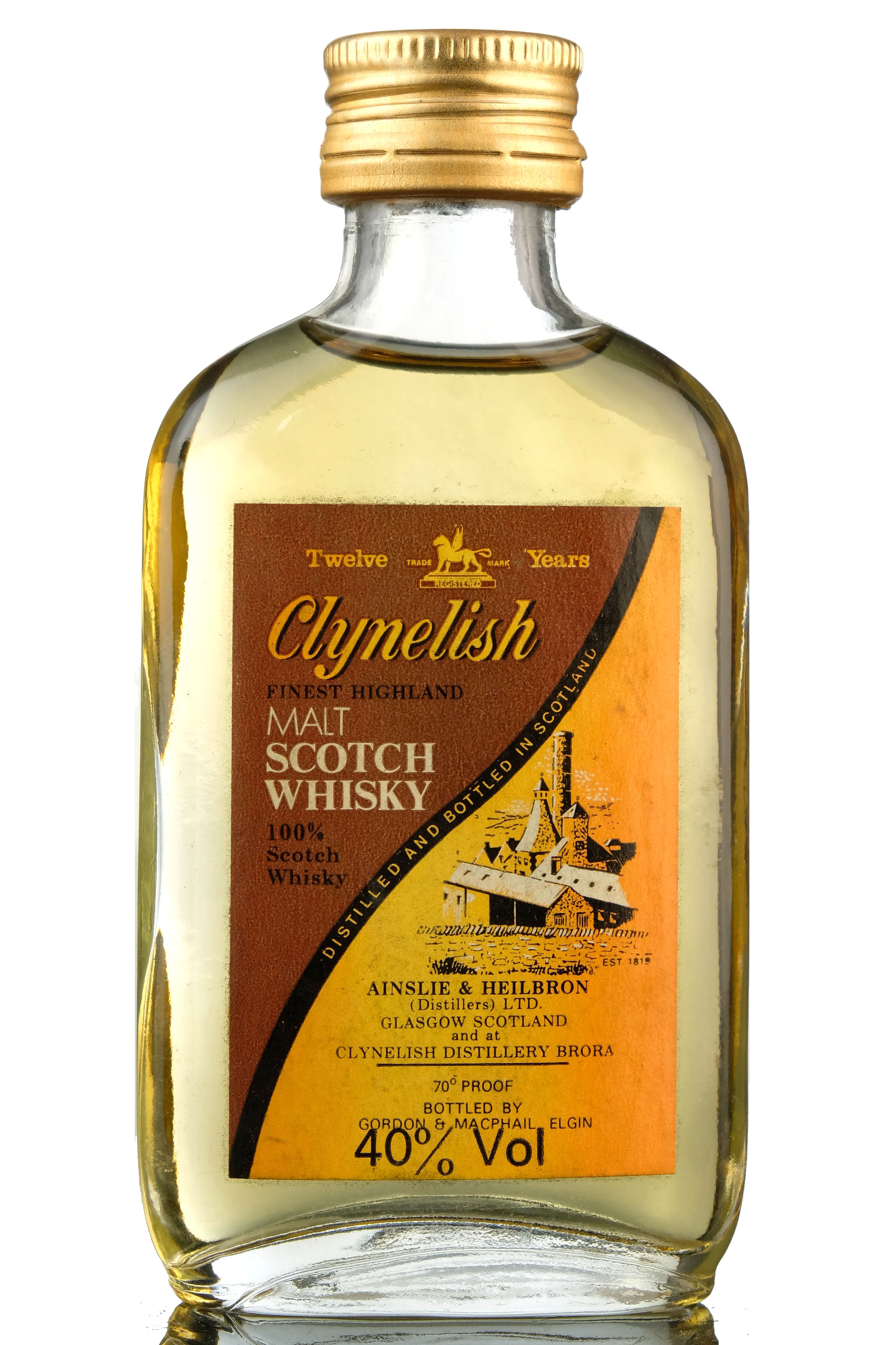 Clynelish 12 Year Old - Gordon & MacPhail - 70 Proof - Miniature