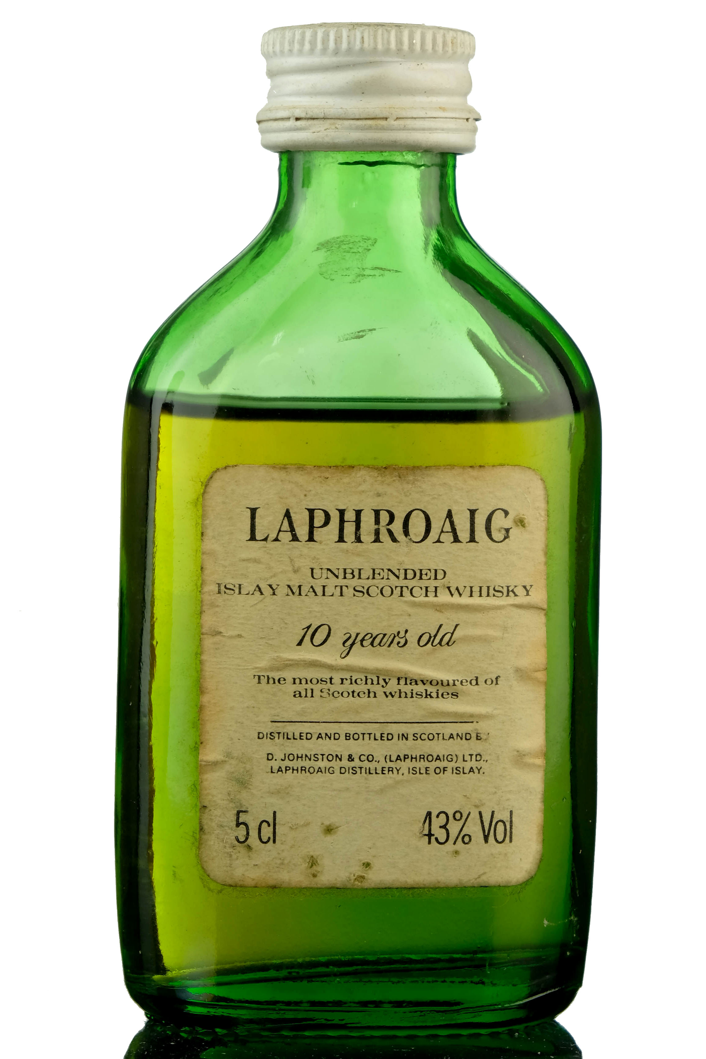 Laphroaig 10 Year Old - Unblended Miniature