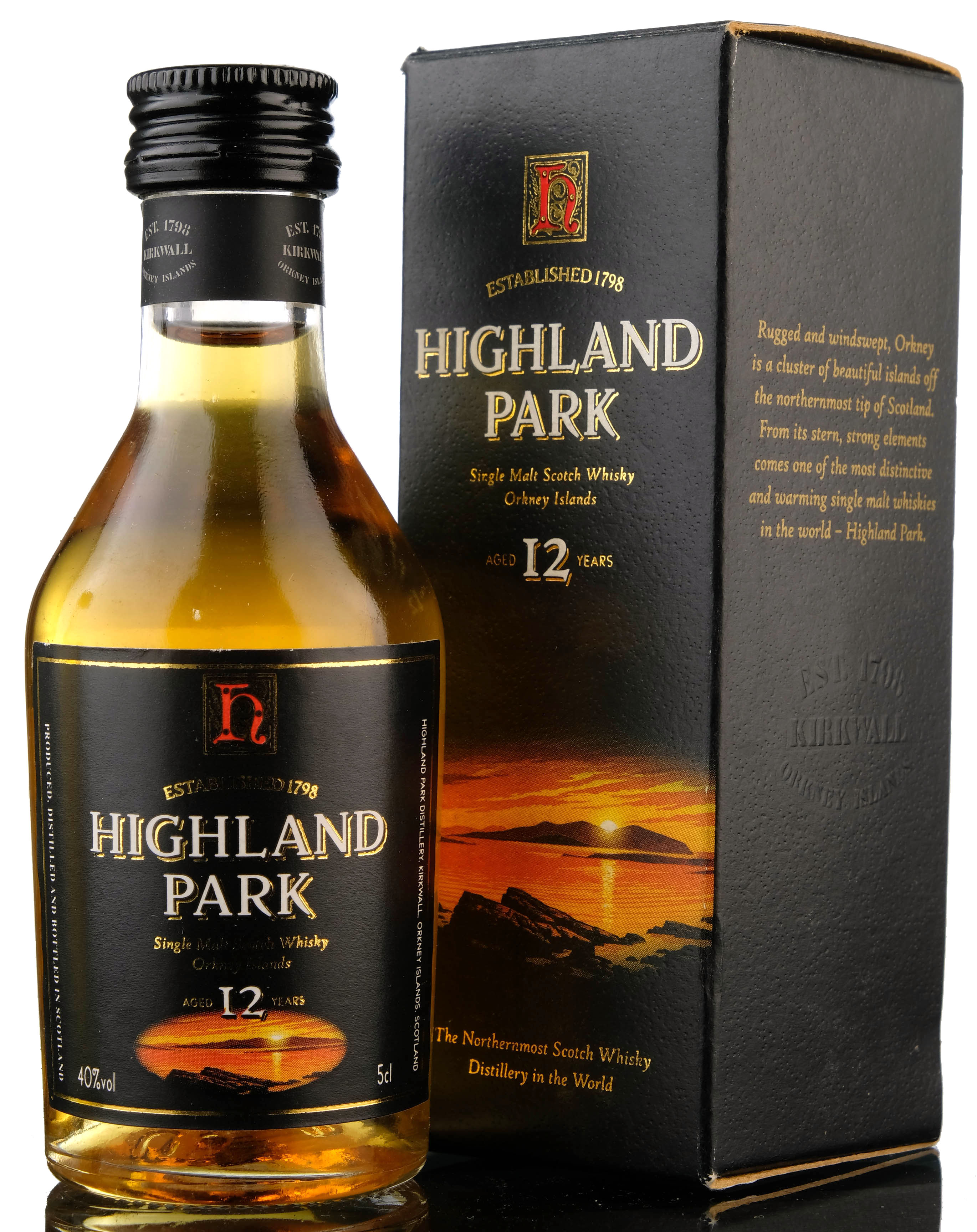 Highland Park 12 Year Old Miniature