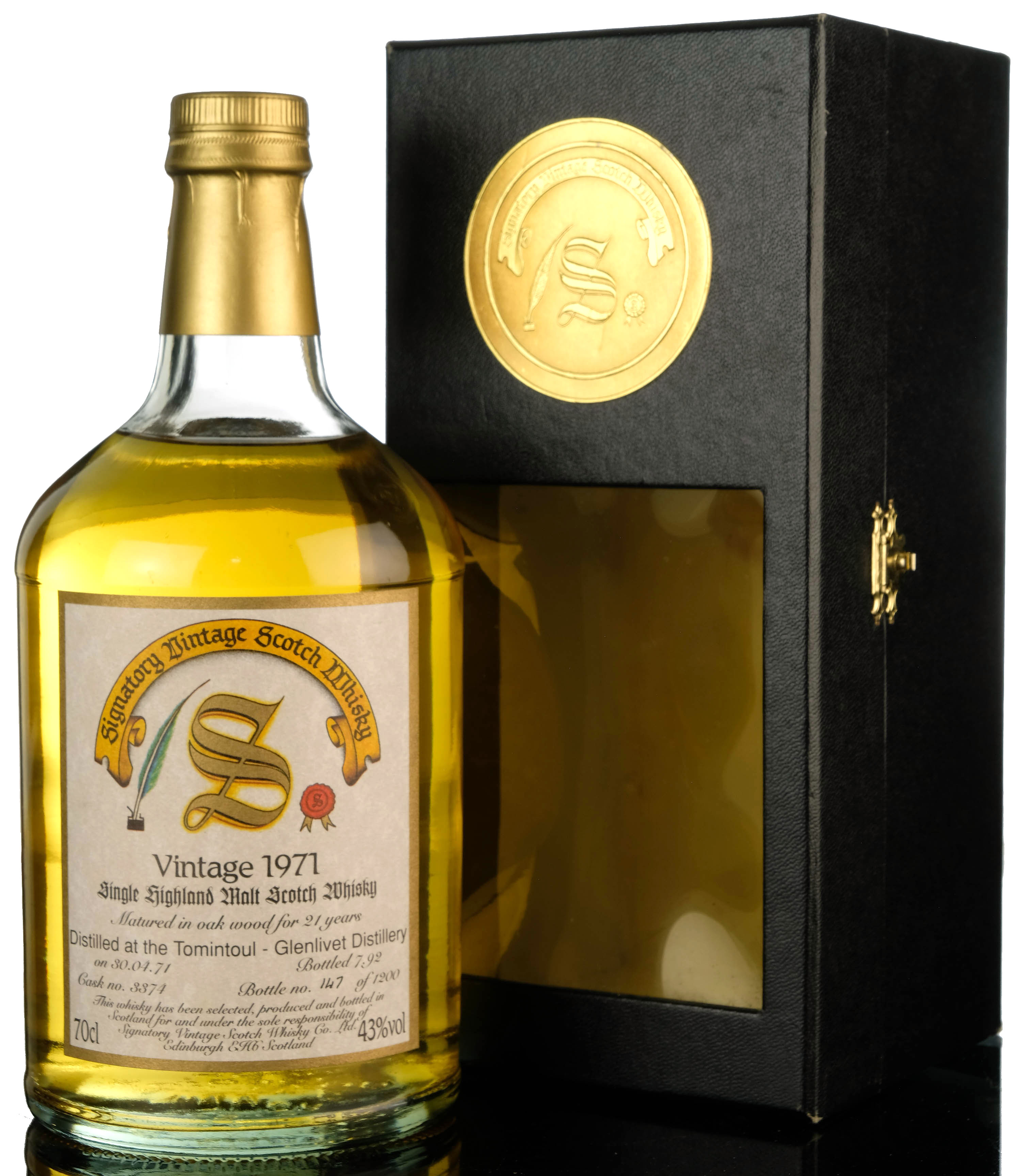 Tomintoulglenlivet 1971 - 1992 21 Signatory Vintage