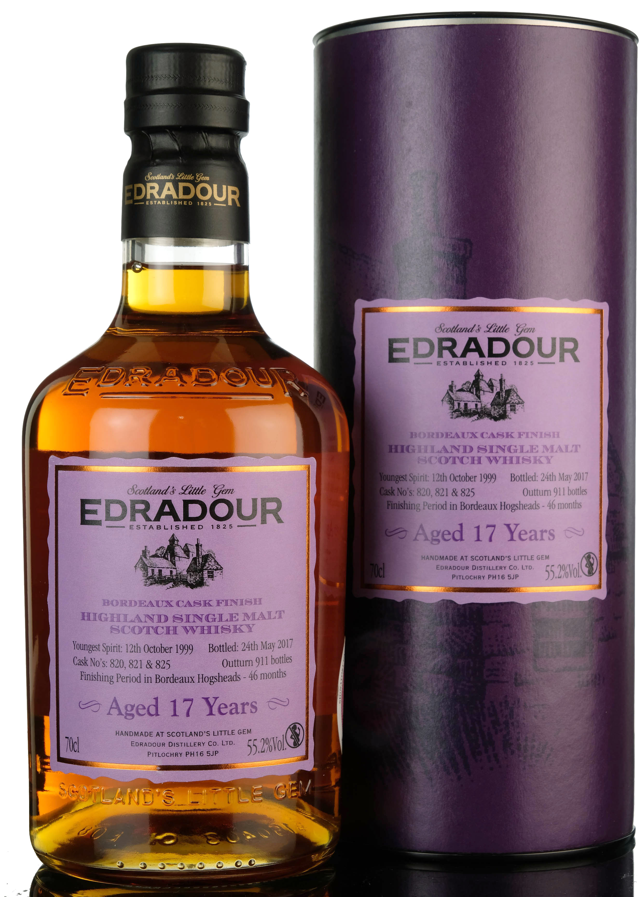 Edradour 1999-2017 - 17 Year Old - Casks 820-821-825
