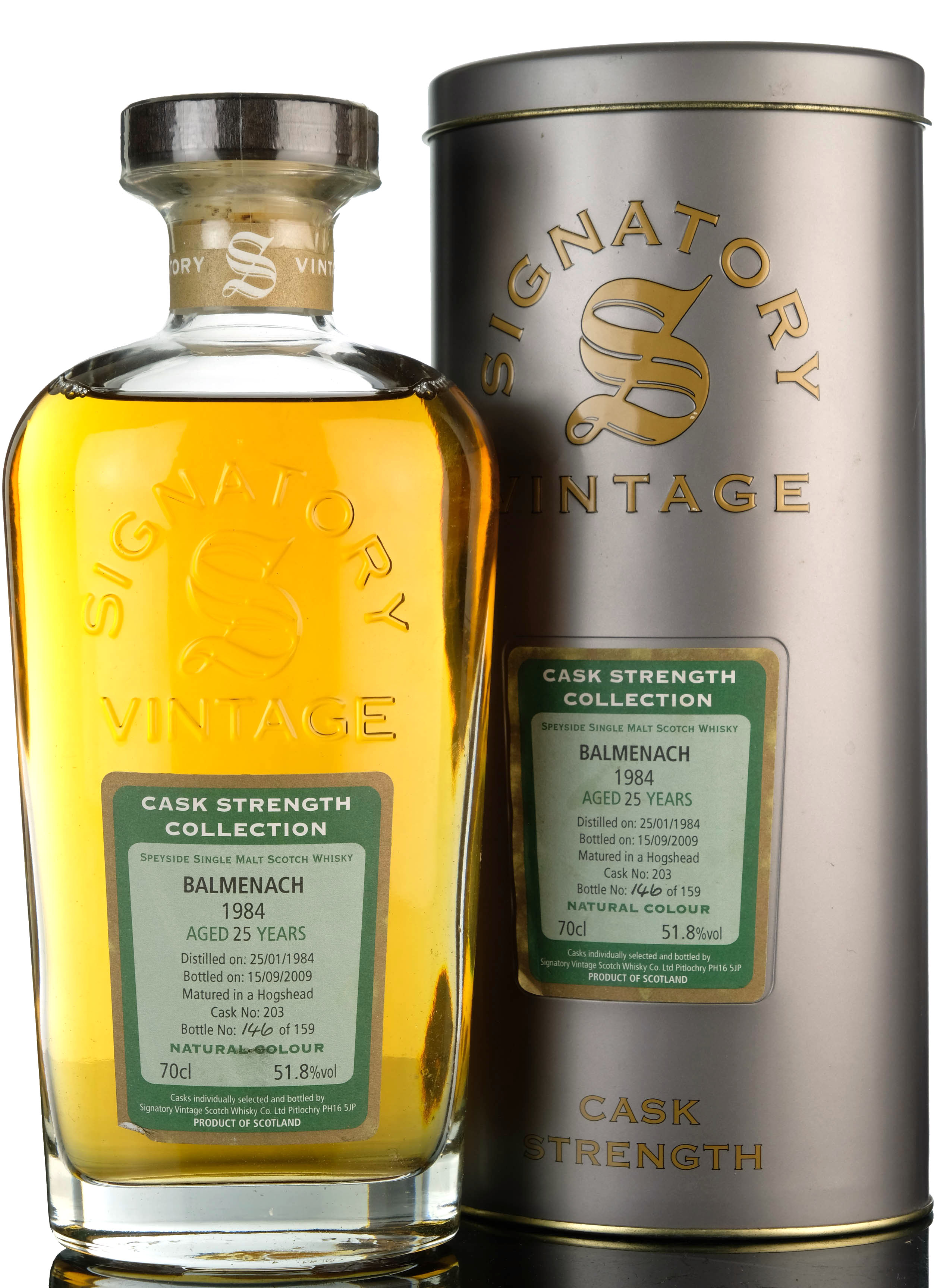 Balmenach 1984-2009 - 25 Year Old - Signatory Vintage - Single Cask 203