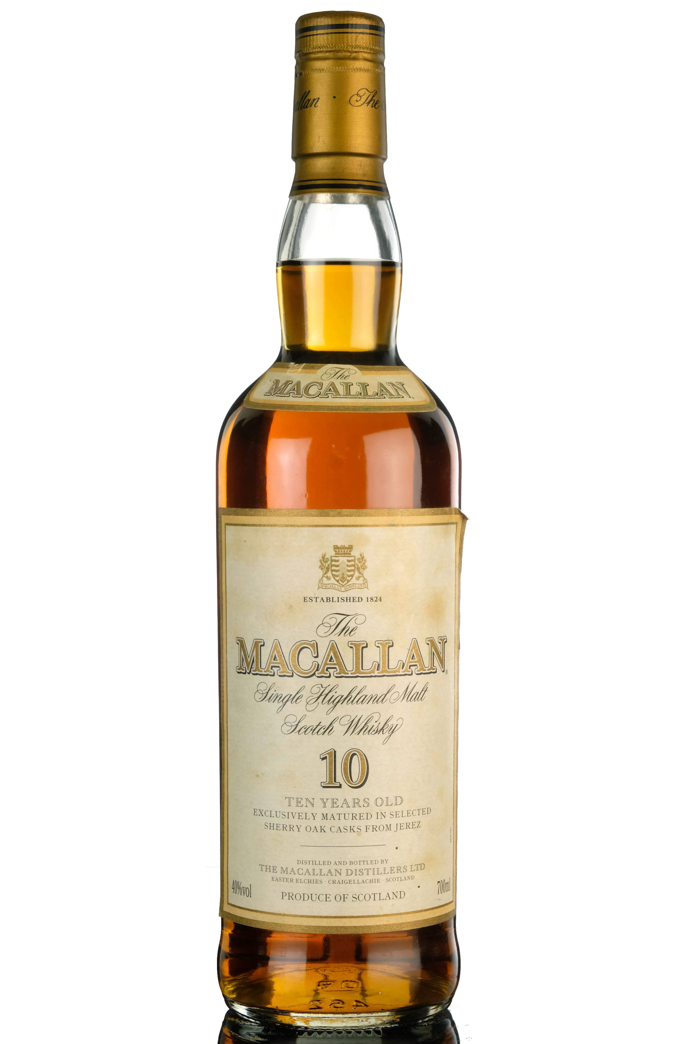 Macallan 10 Year Old - Sherry Cask - Early 2000s