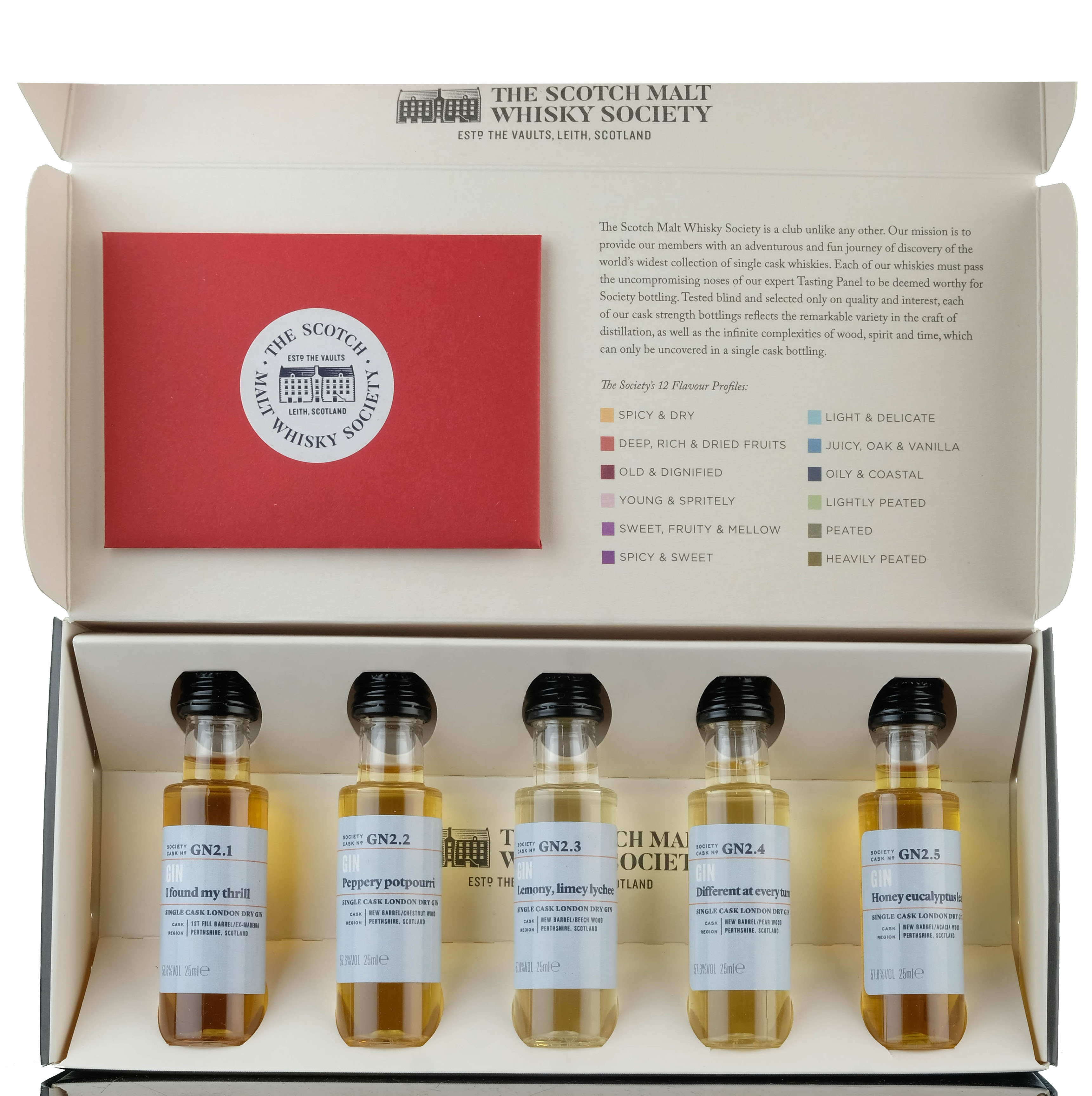 SMWS Gin Sample Collection