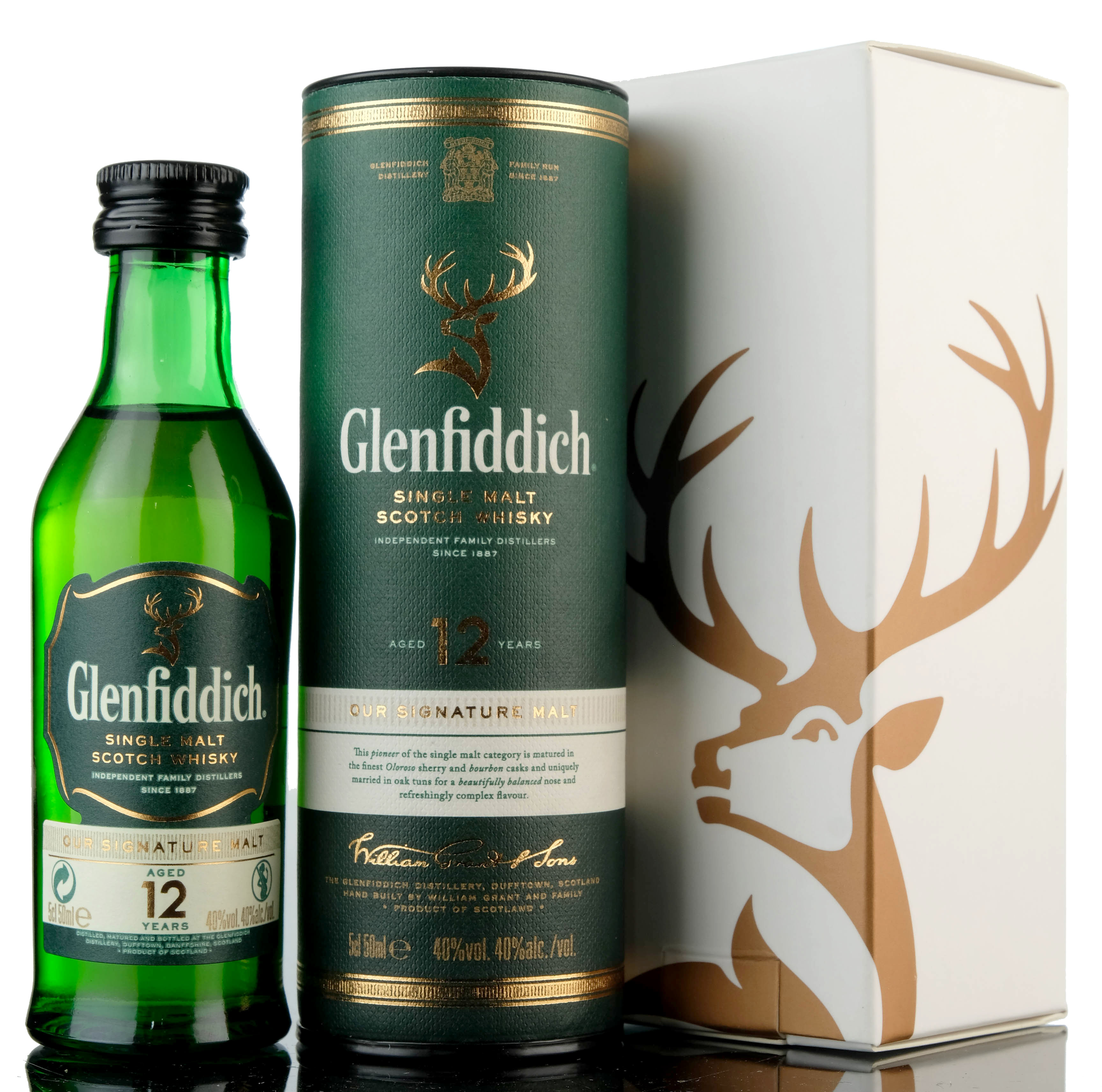 GLENFIDDICH 12 YEAR OLD SIGNATURE MALT MINIATURE