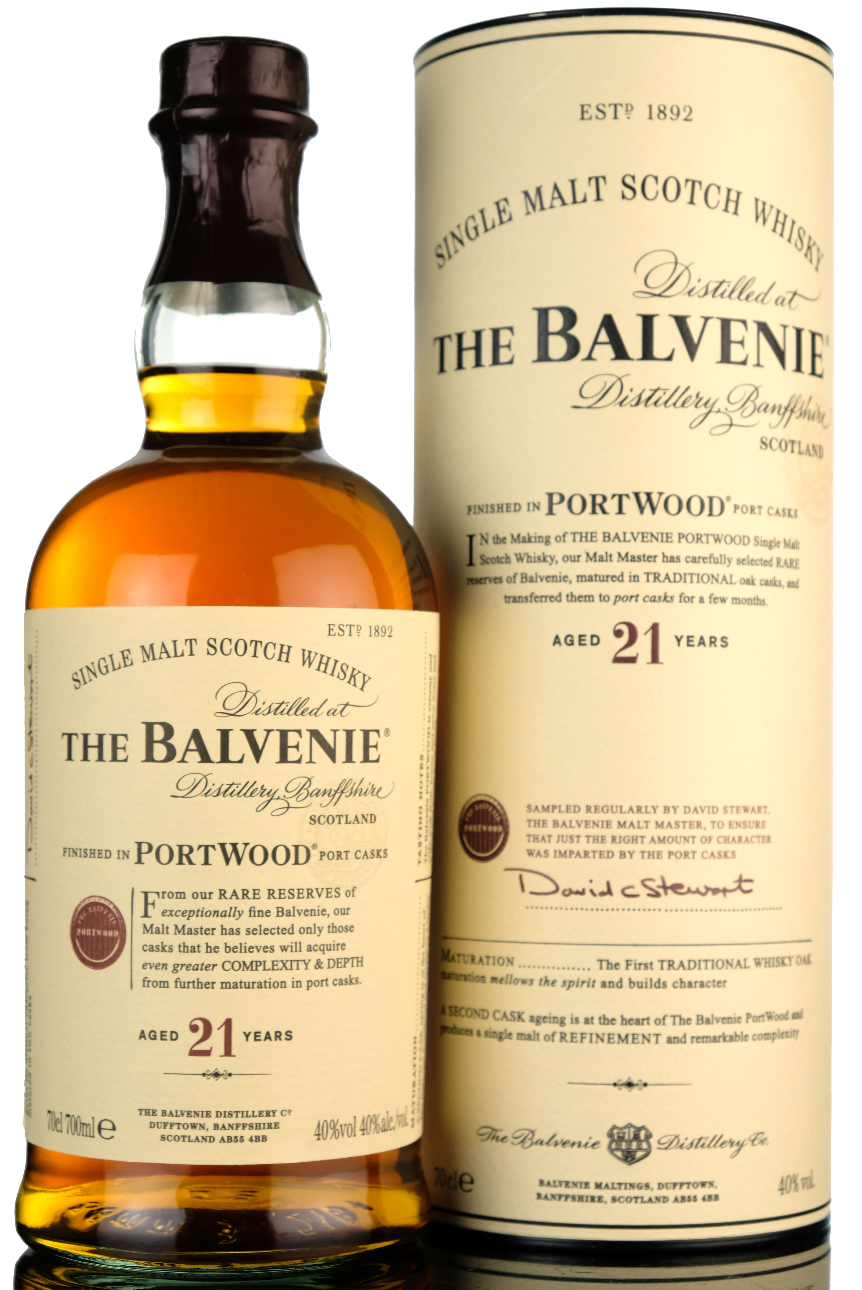 Balvenie 21 Year Old - PortWood - Post 2008