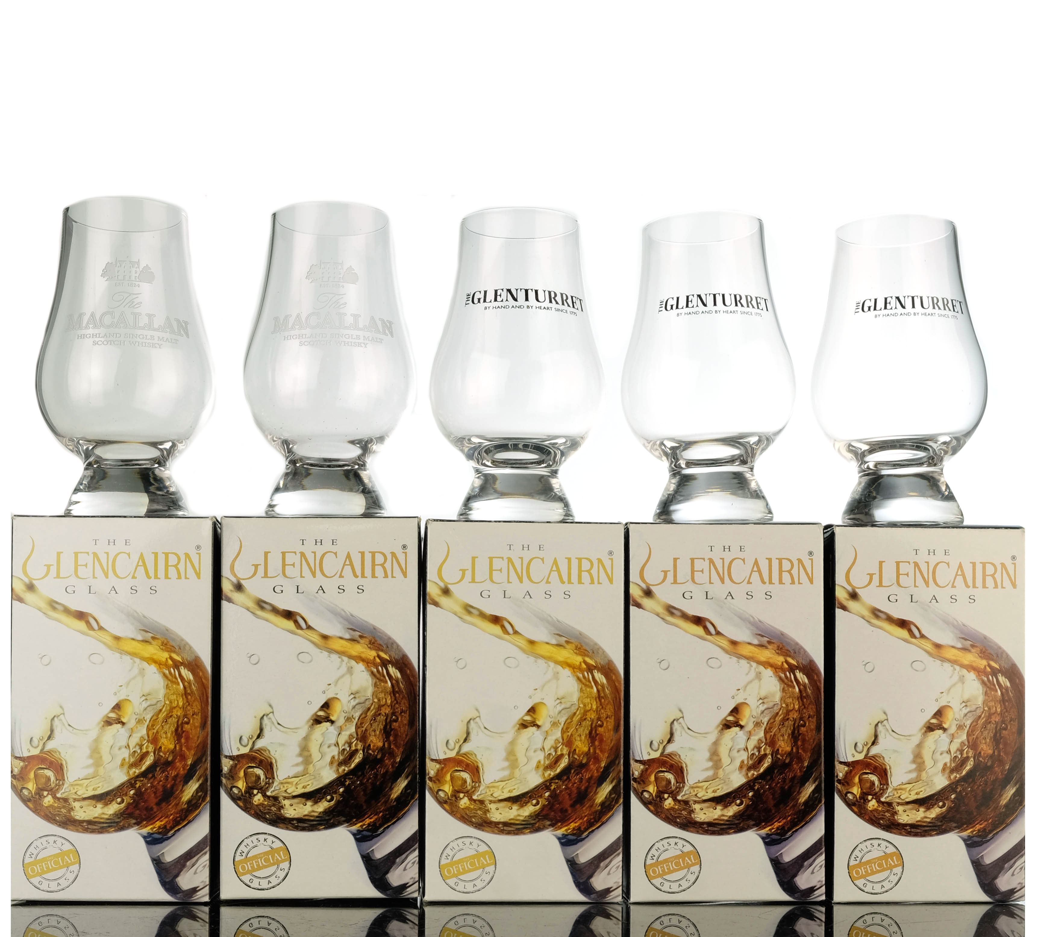 5 x Glencairn Glasses