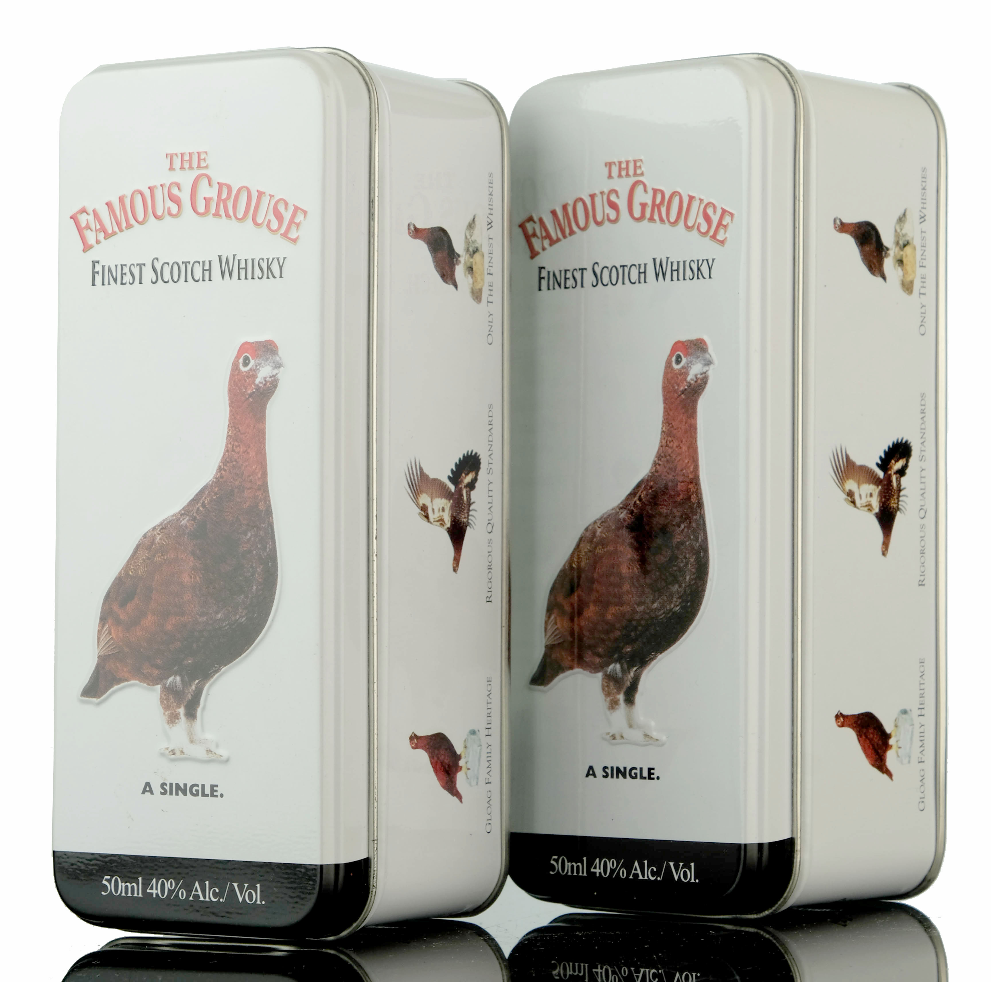 2 x Famous Grouse Miniatures