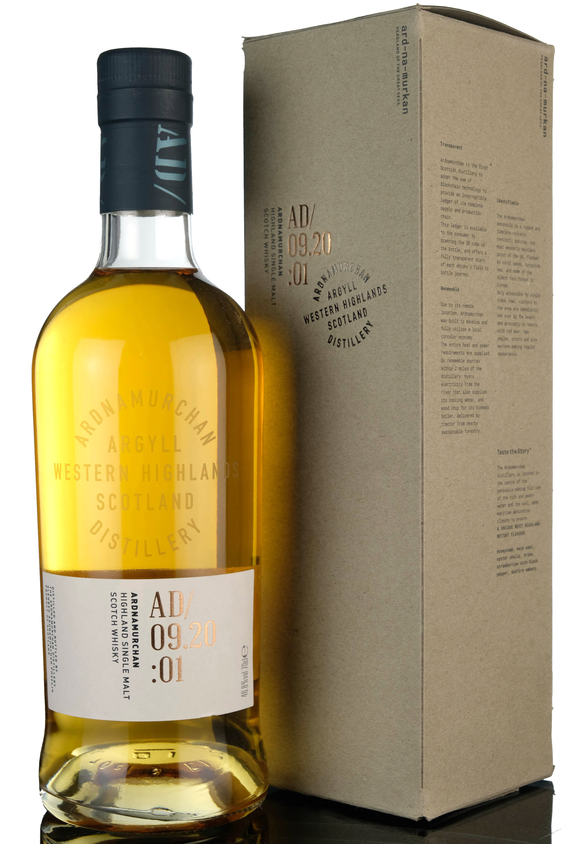 Ardnamurchan 2015 - AD/09.20:01 - Batch 1 - 2020 Release - Inaugural Single Malt
