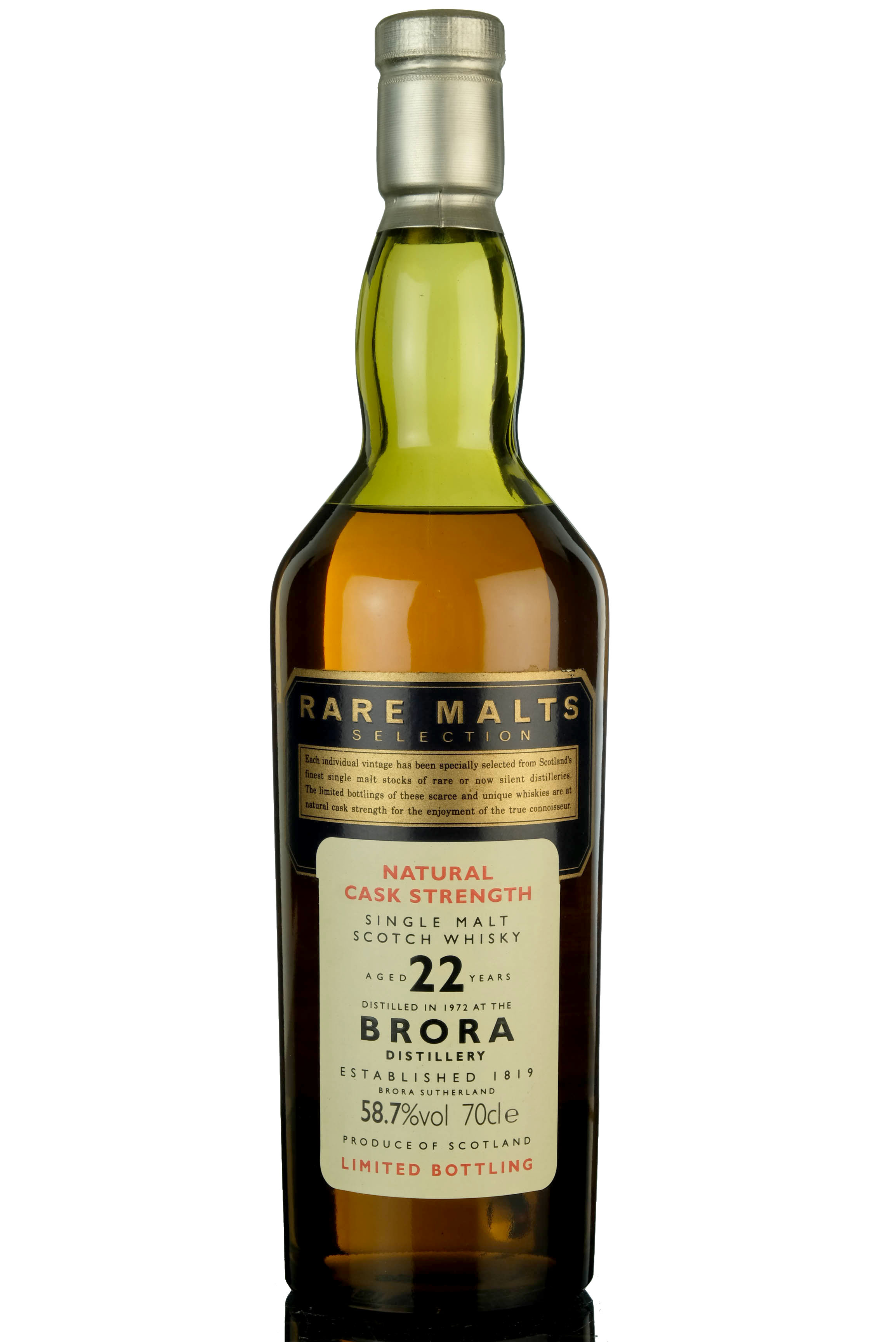 Brora 1972 - 22 Year Old - Rare Malts 58.7%