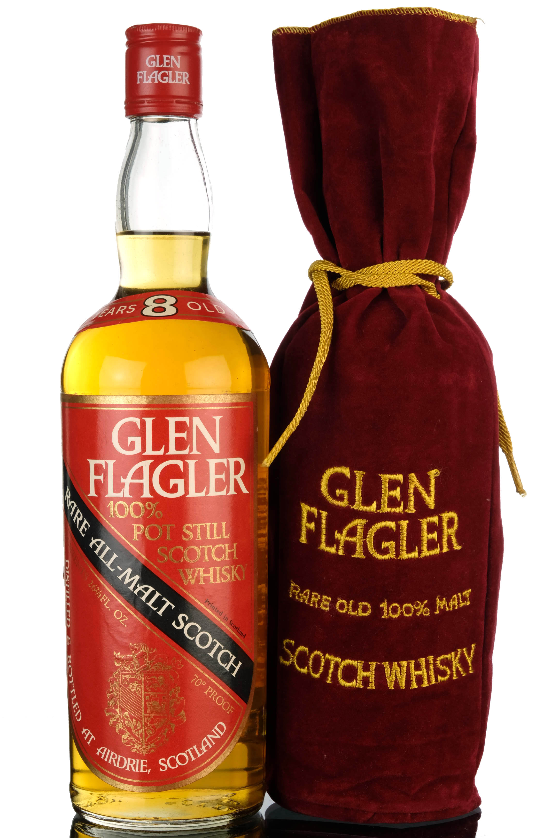 Glen Flagler 8 Year Old - All Malt - 1970s