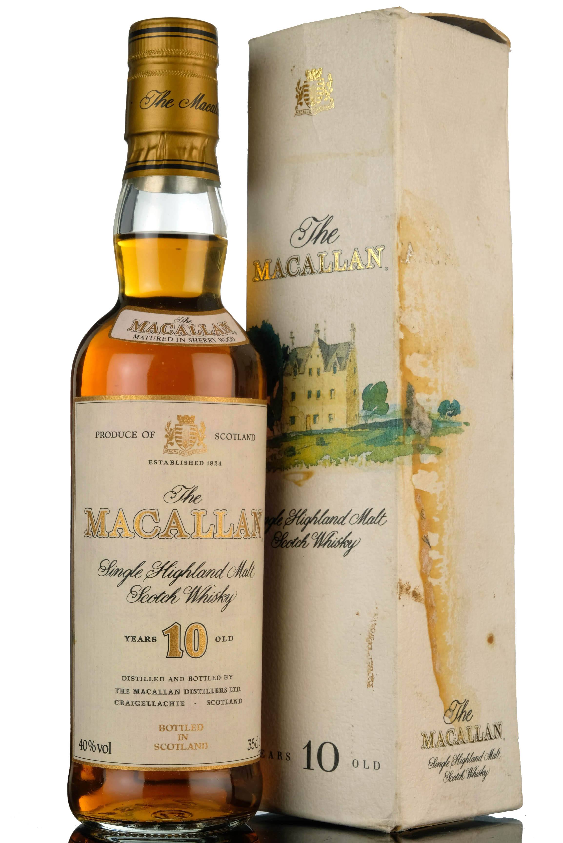Macallan 10 Year Old - Sherry Cask - 1990s - Half Bottle