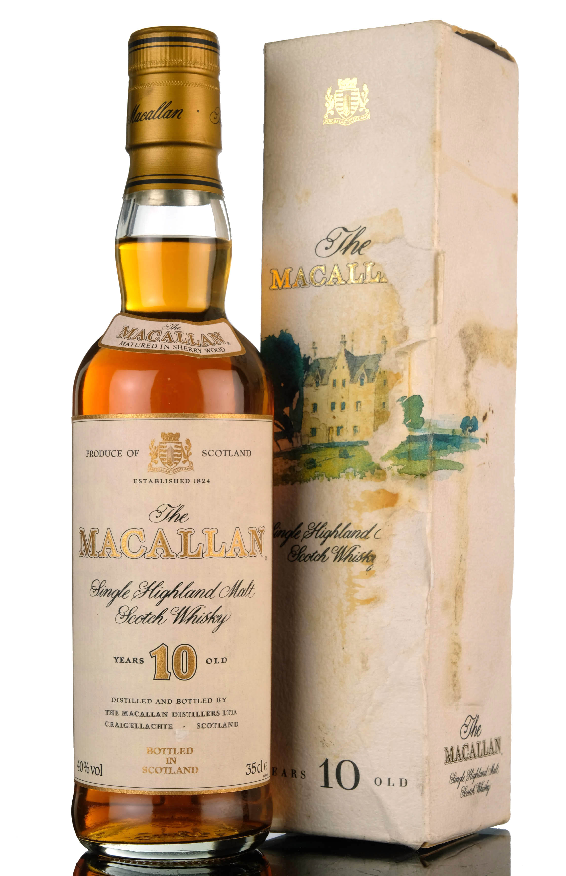 Macallan 10 Year Old - Sherry Cask - 1990s - Half Bottle