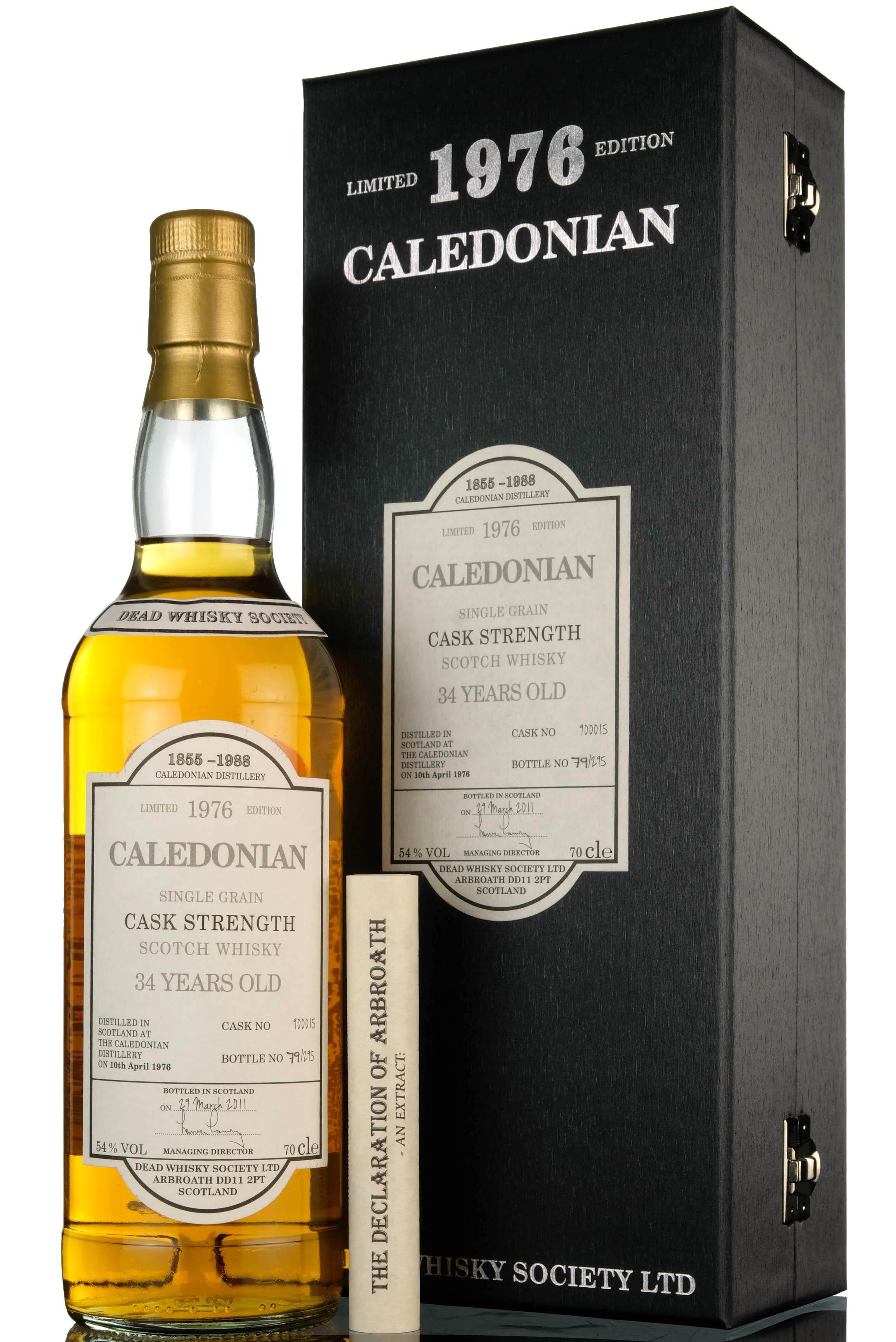 Caledonian 1976-2011 - 34 Year Old - Dead Whisky Society