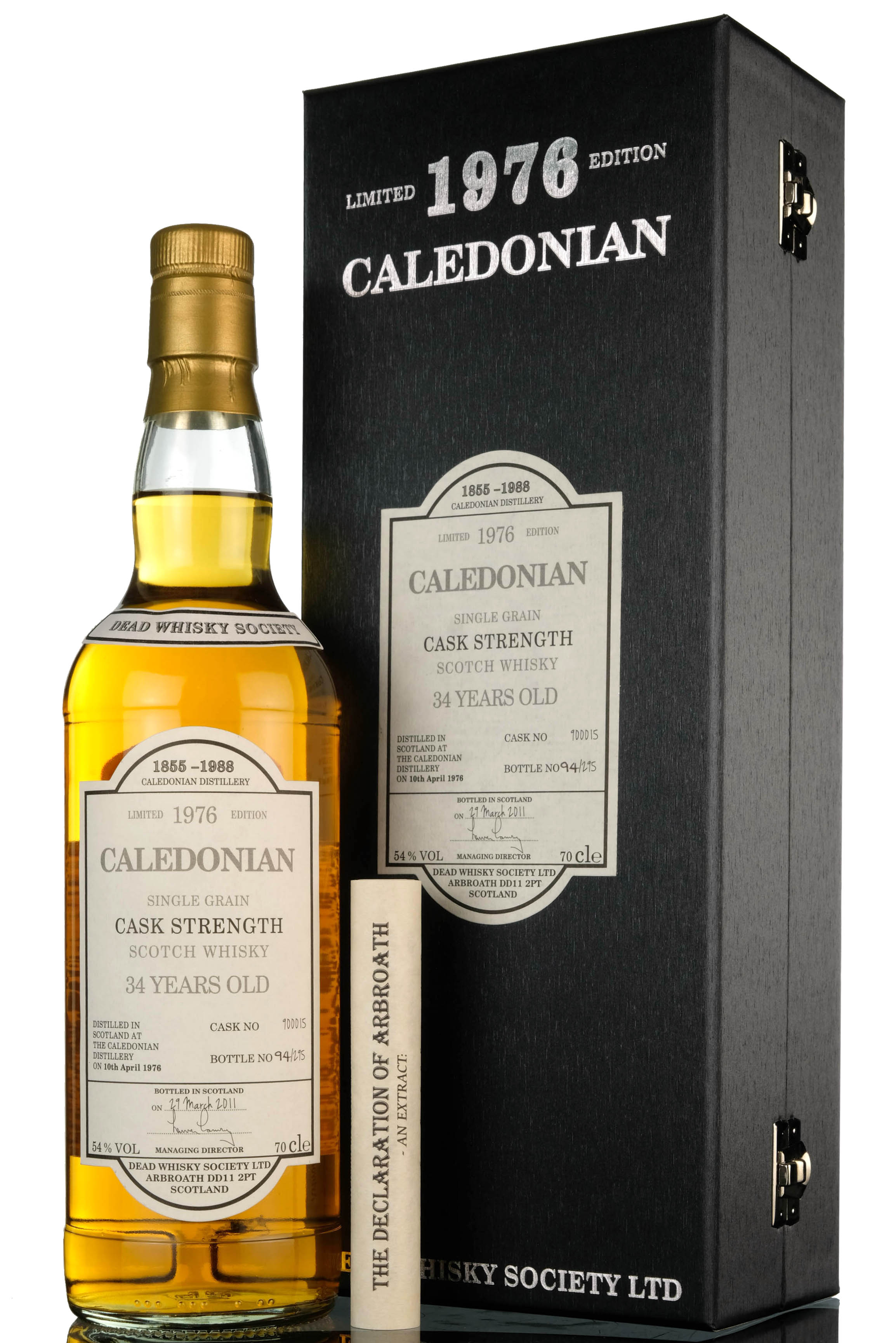 Caledonian 1976-2011 - 34 Year Old - Dead Whisky Society