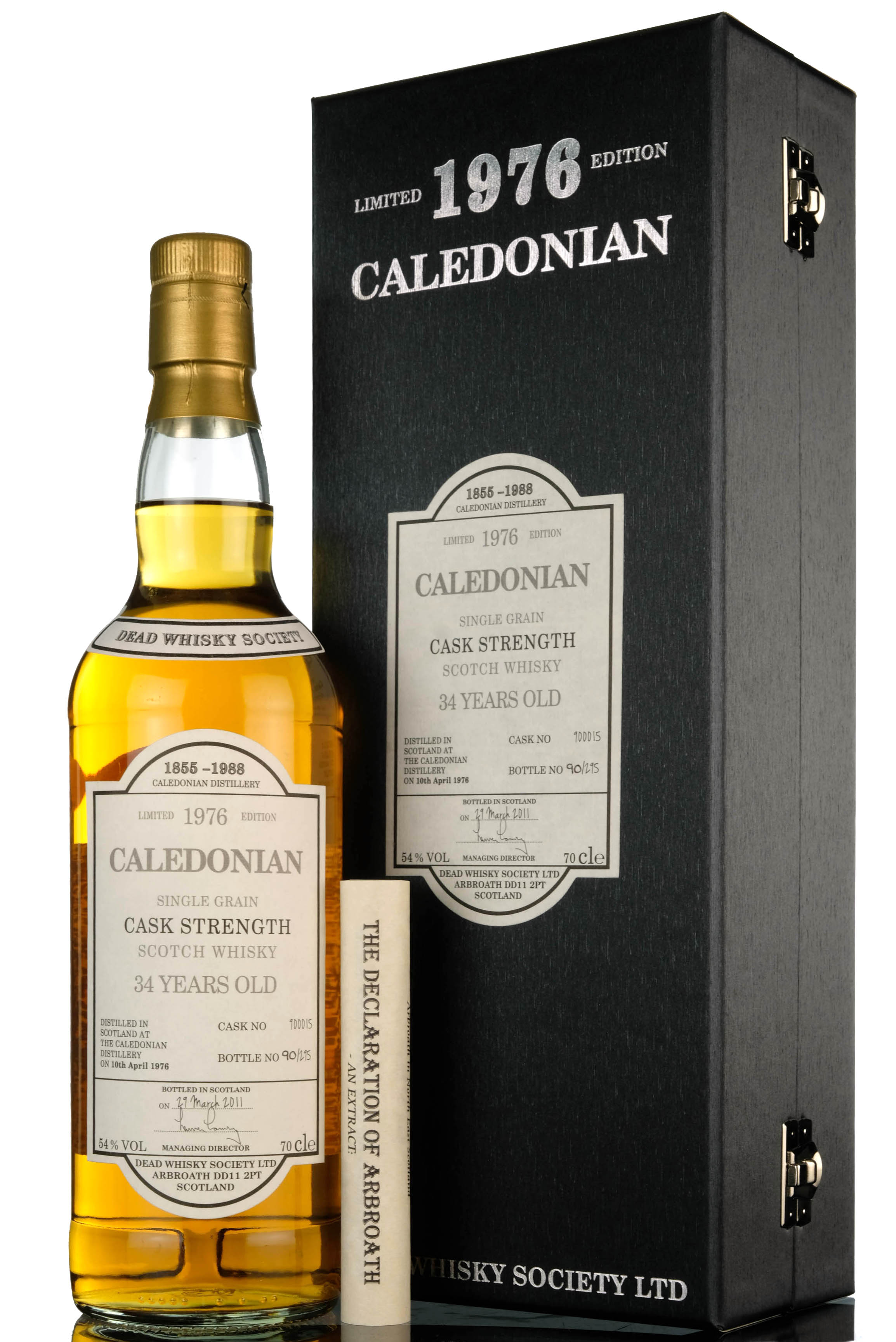 Caledonian 1976-2011 - 34 Year Old - Dead Whisky Society
