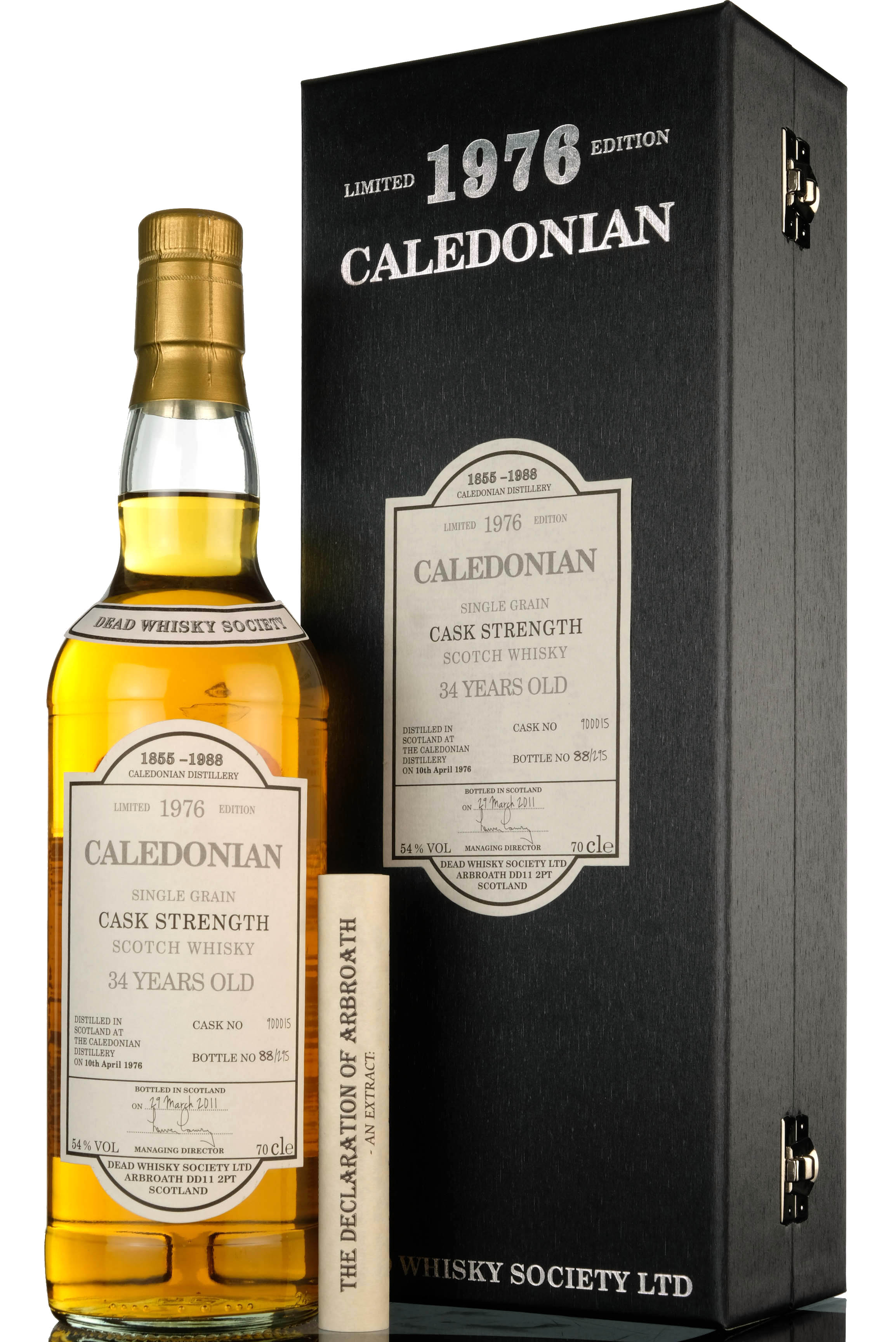 Caledonian 1976-2011 - 34 Year Old - Dead Whisky Society