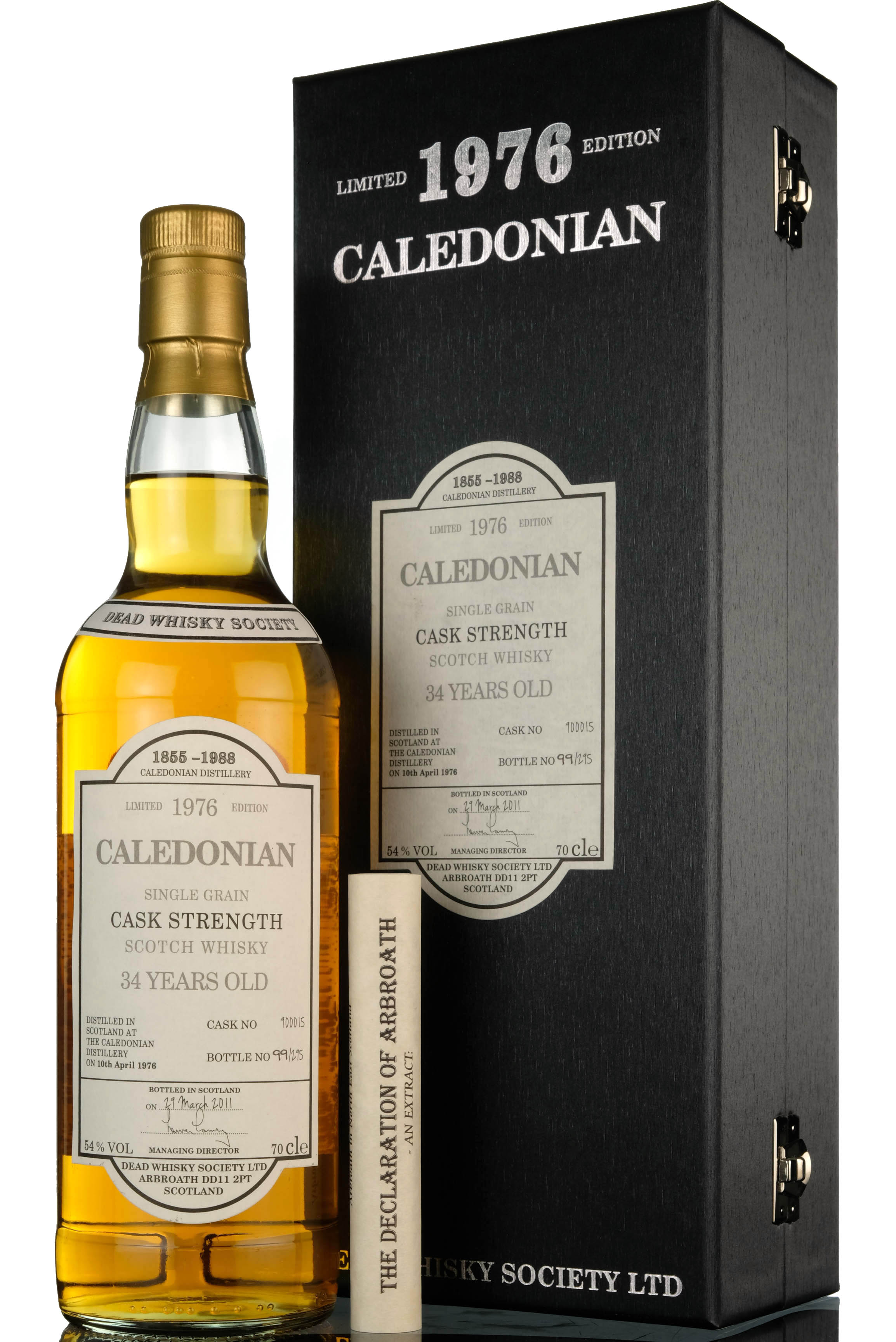 Caledonian 1976-2011 - 34 Year Old - Dead Whisky Society