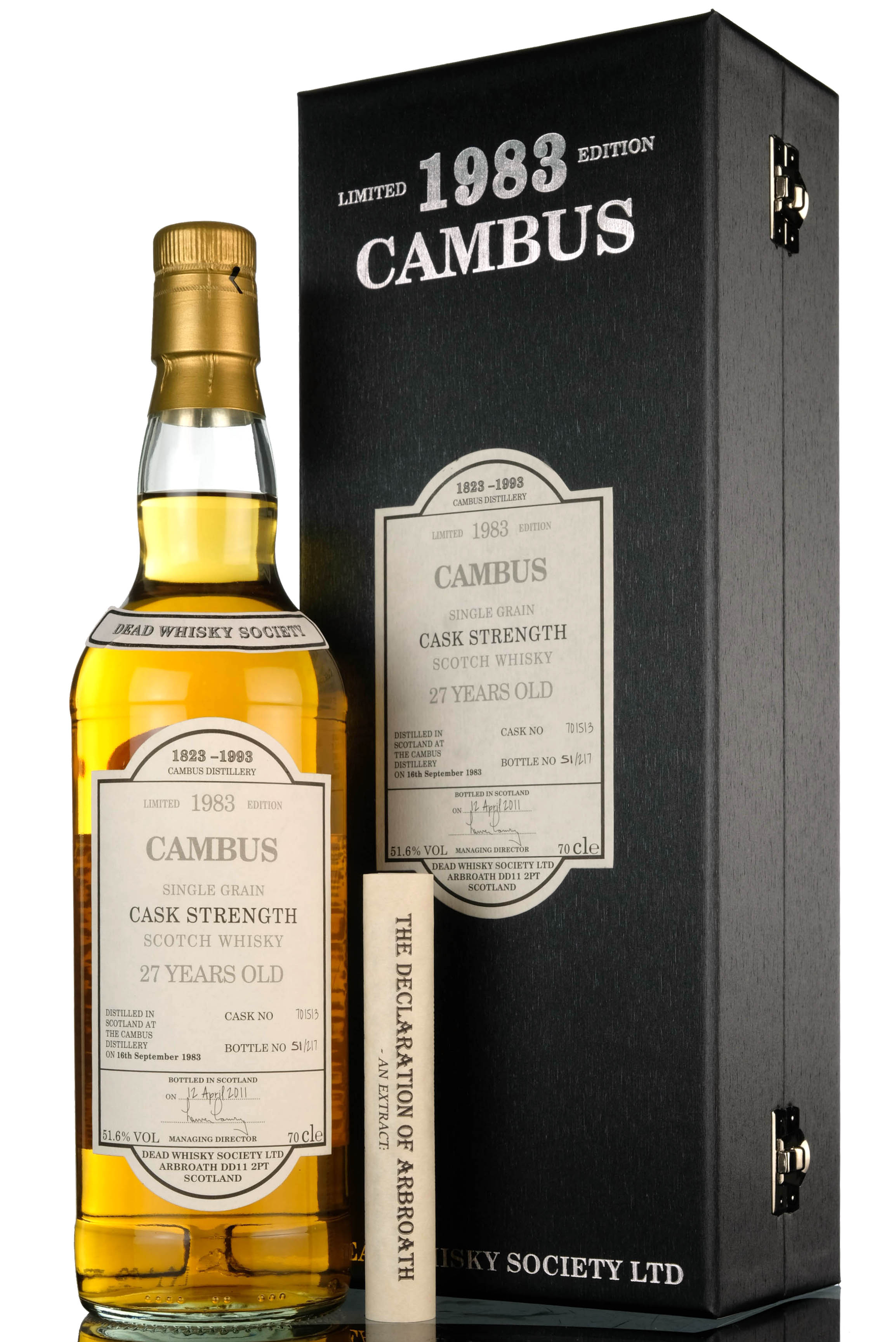 Cambus 1983-2011 - 27 Year Old - Dead Whisky Society