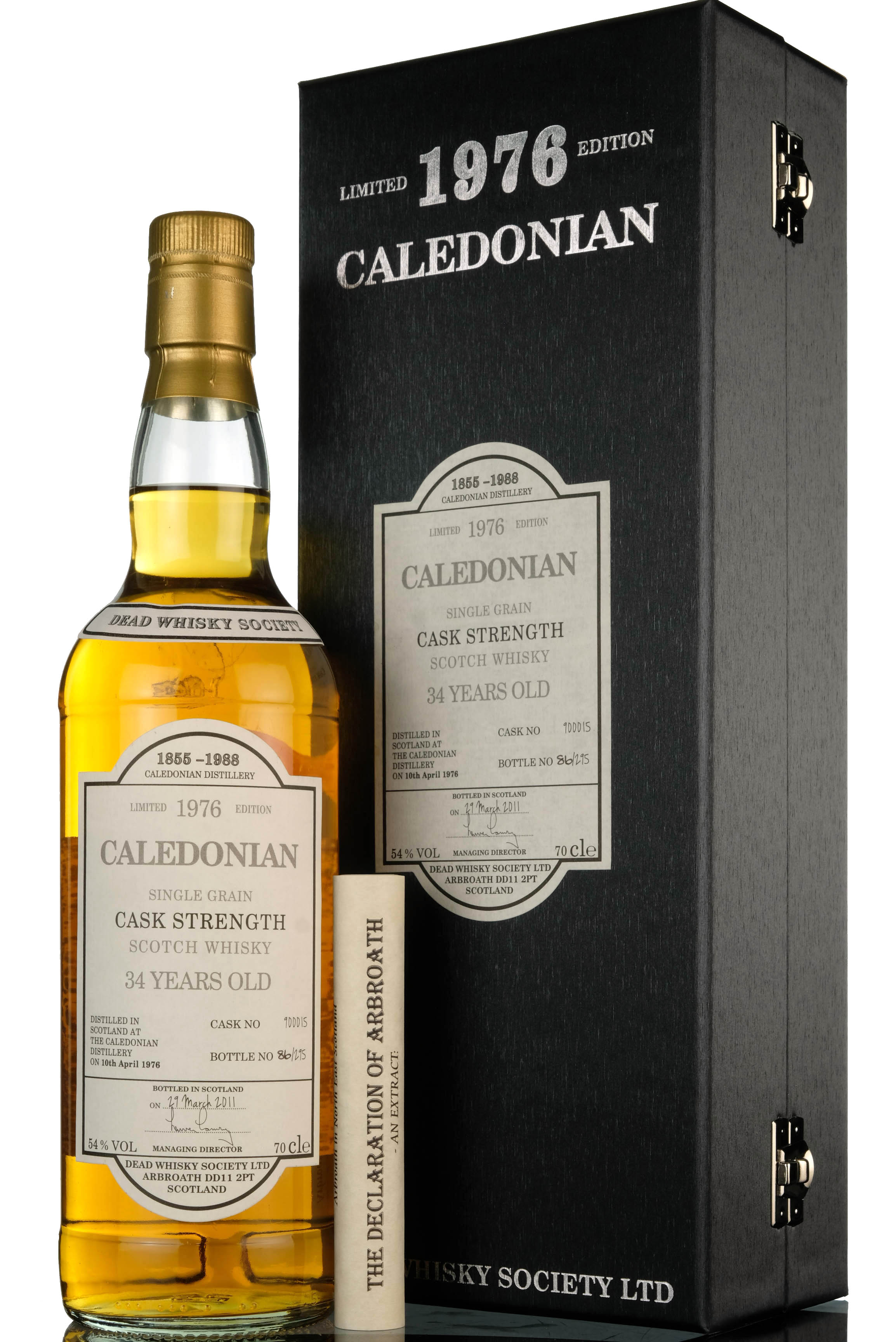 Caledonian 1976-2011 - 34 Year Old - Dead Whisky Society