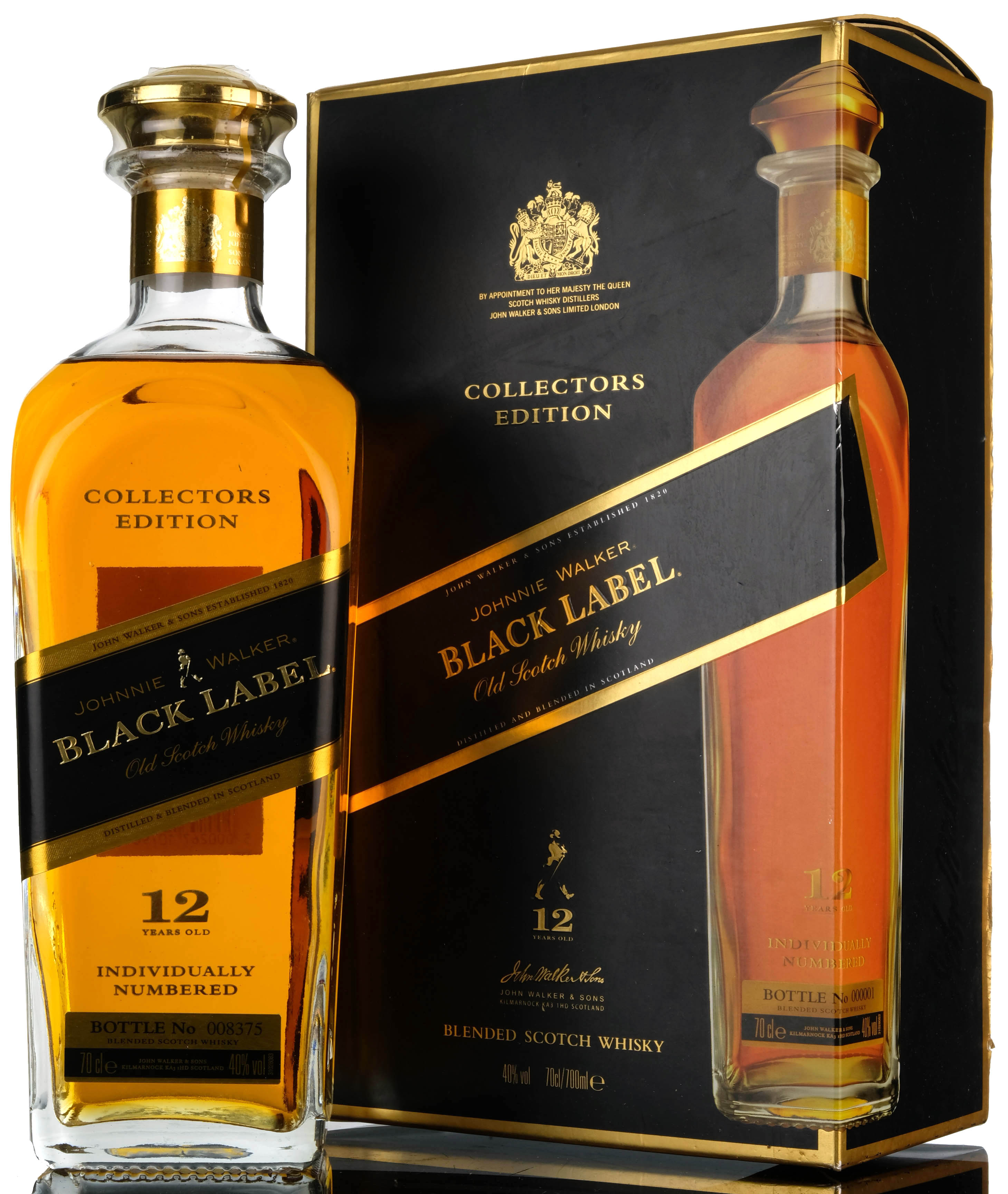 Johnnie Walker 12 Year Old - Black Label - Collectors Edition